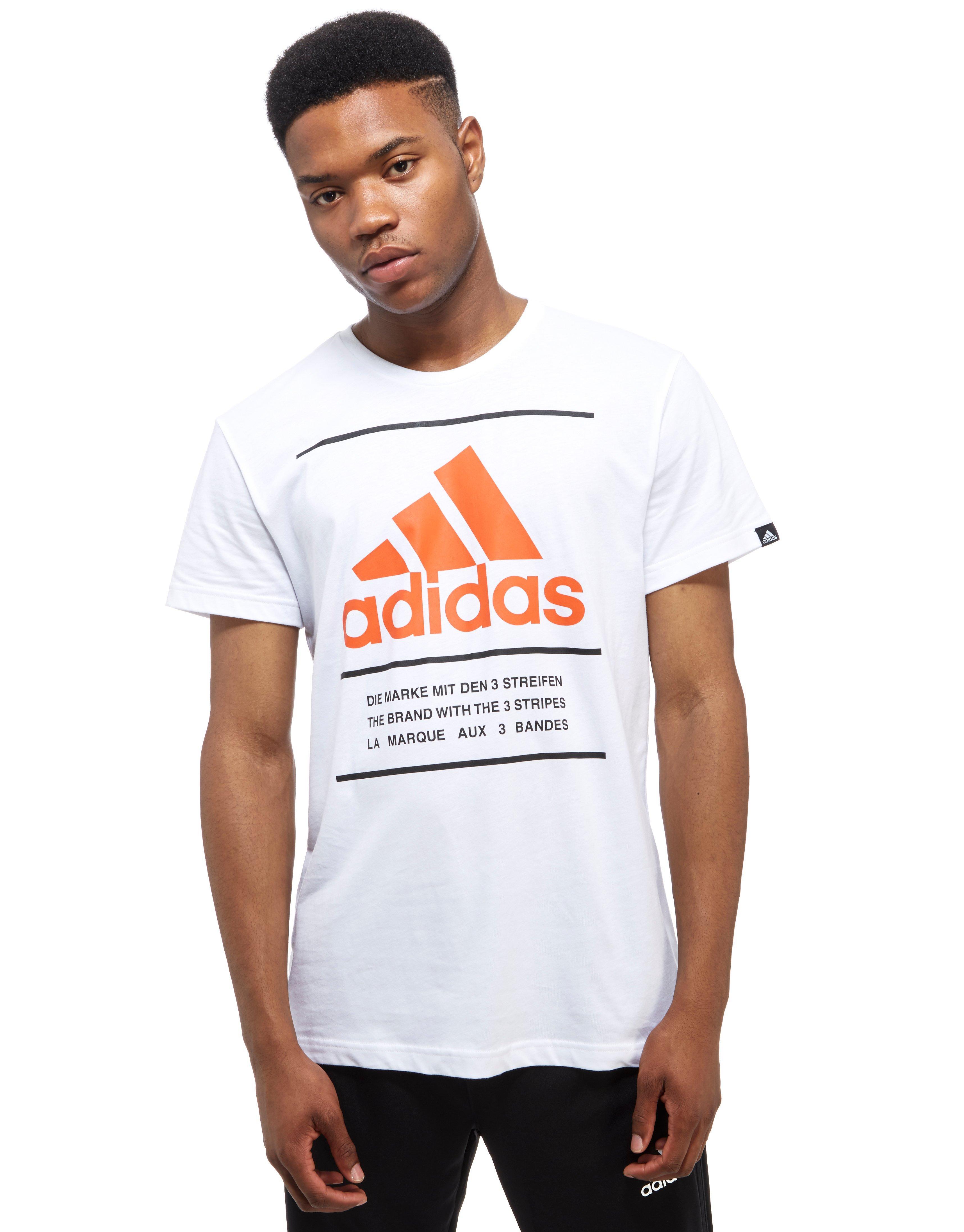 Lyst - Adidas 3 Lines Bos T-shirt in White for Men
