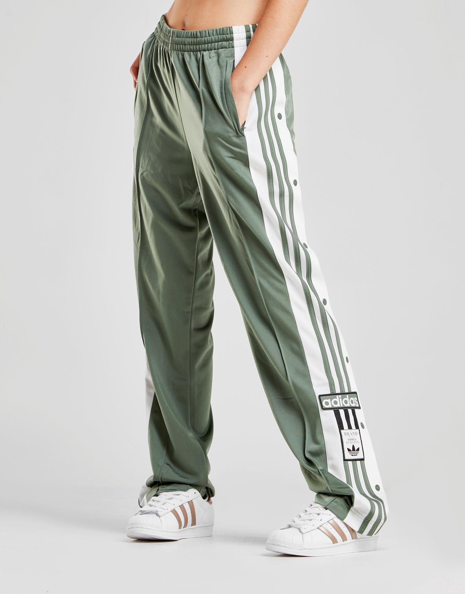 adidas popper trousers mens