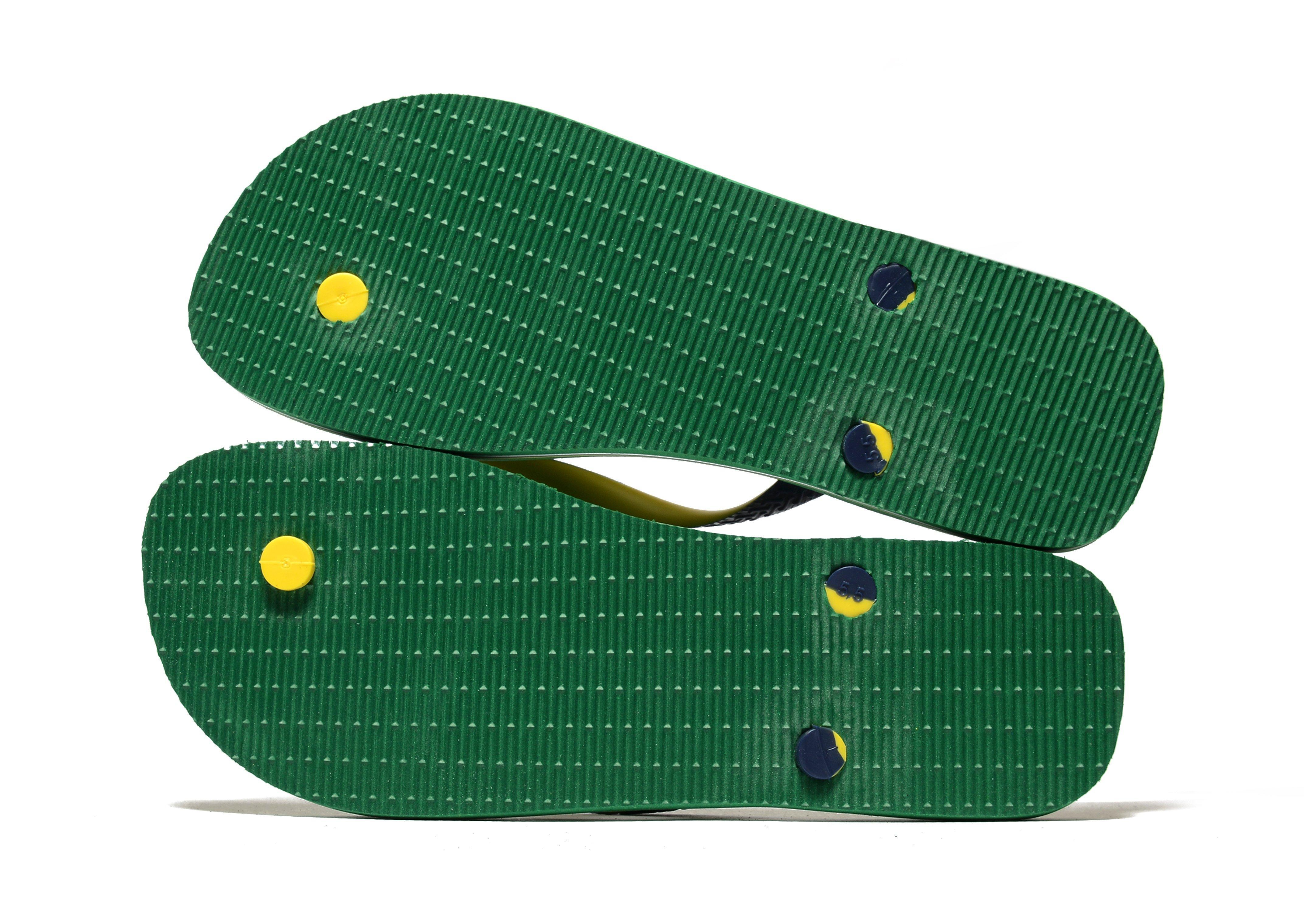 Lyst - Havaianas Brazil Mix Flip Flops in Green