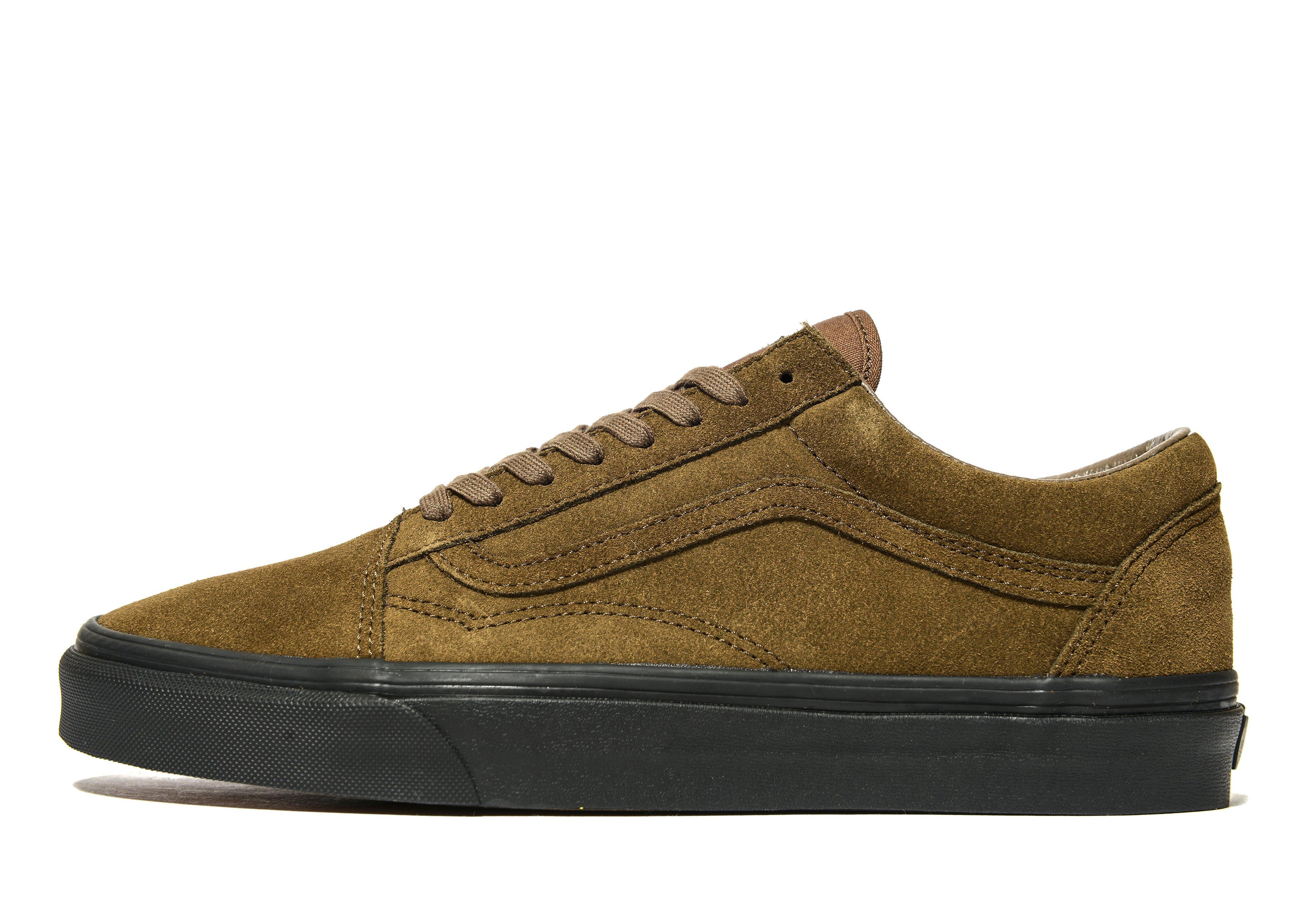 suede old skool mule