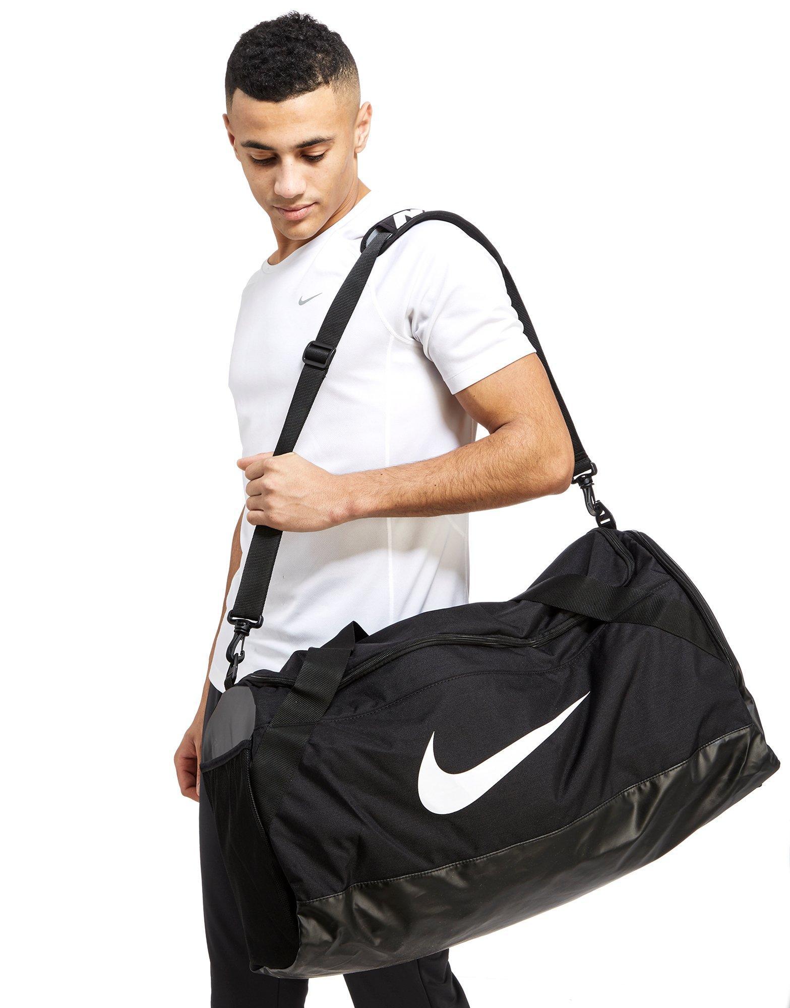 Nike Brasilia Large Duffle Bag In Black For Men Lyst Gallery