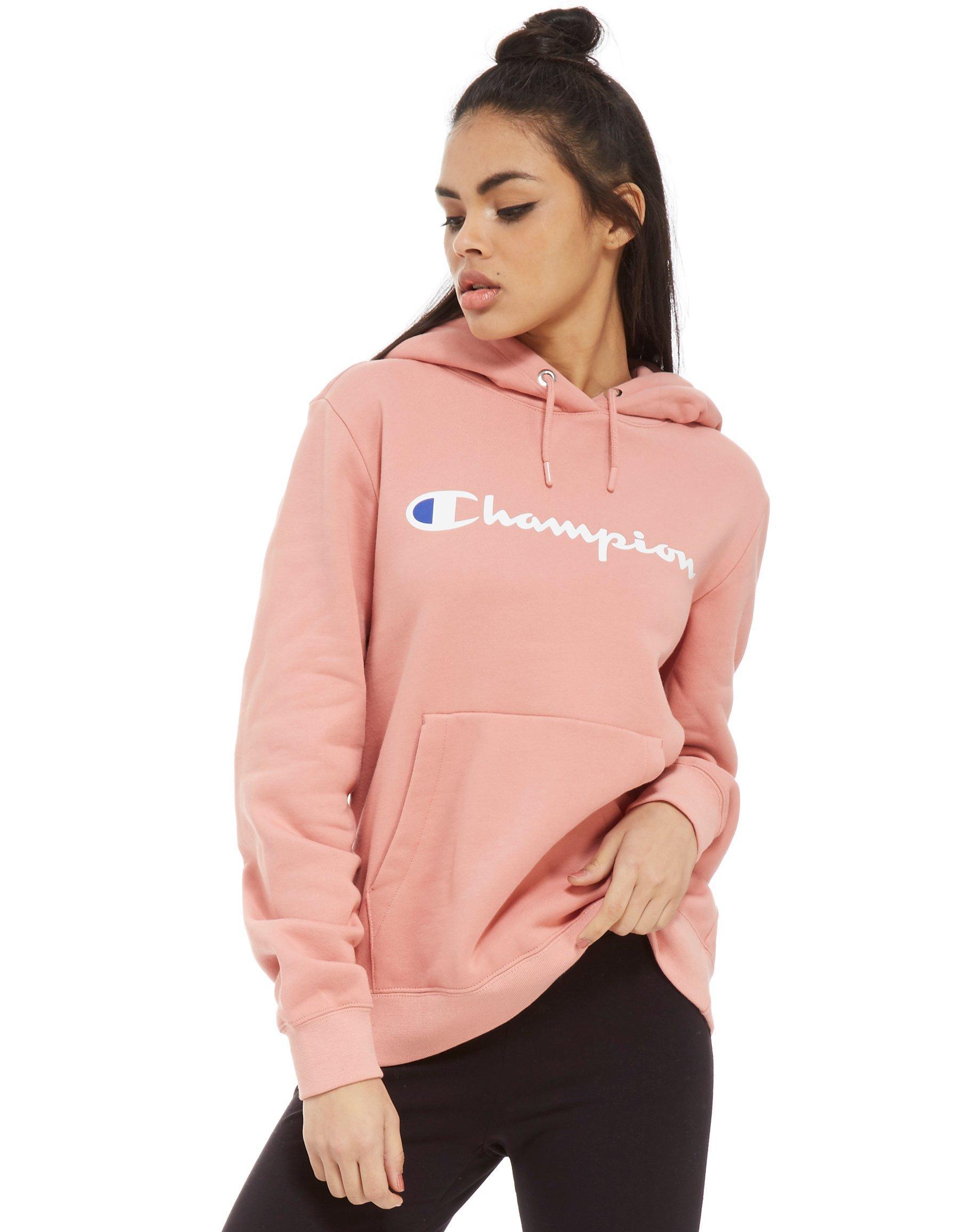 Lyst - Champion Boyfriend Hoodie in Pink