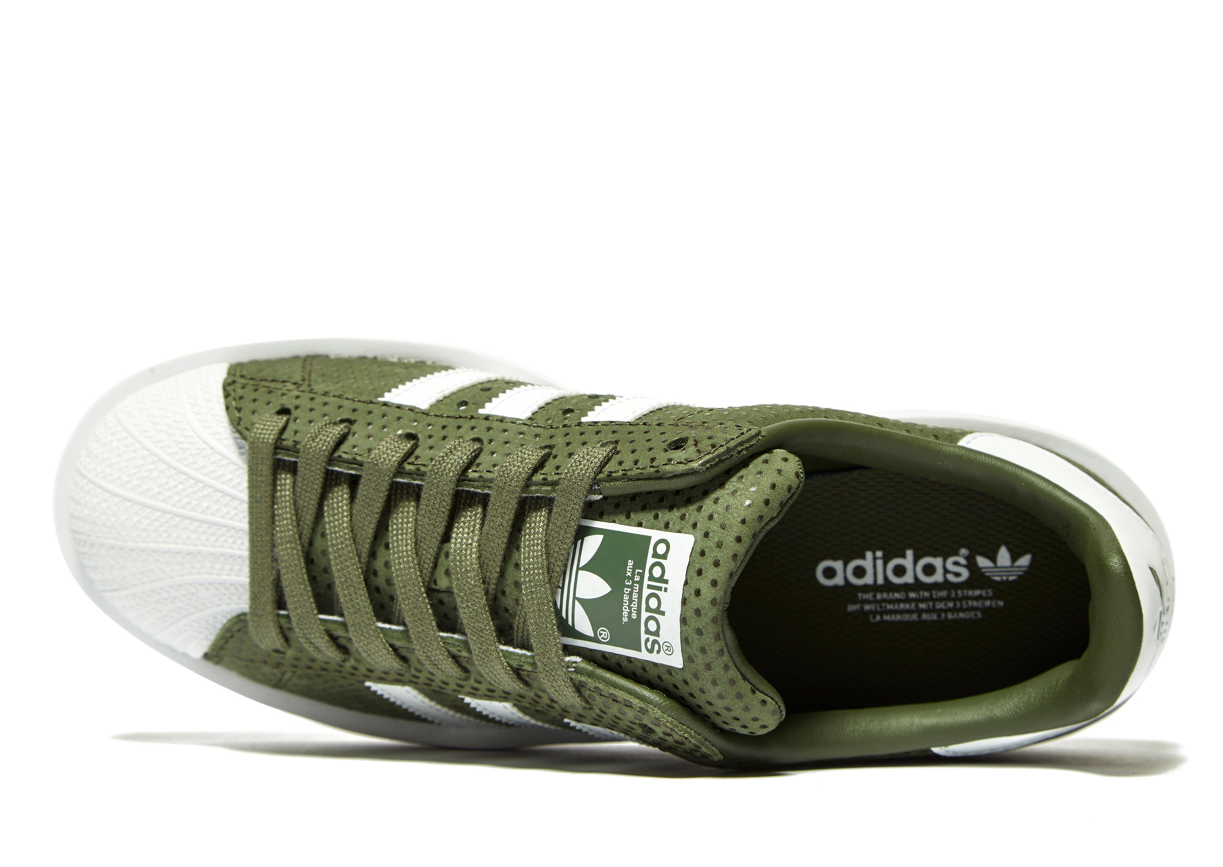 adidas superstar quilt green