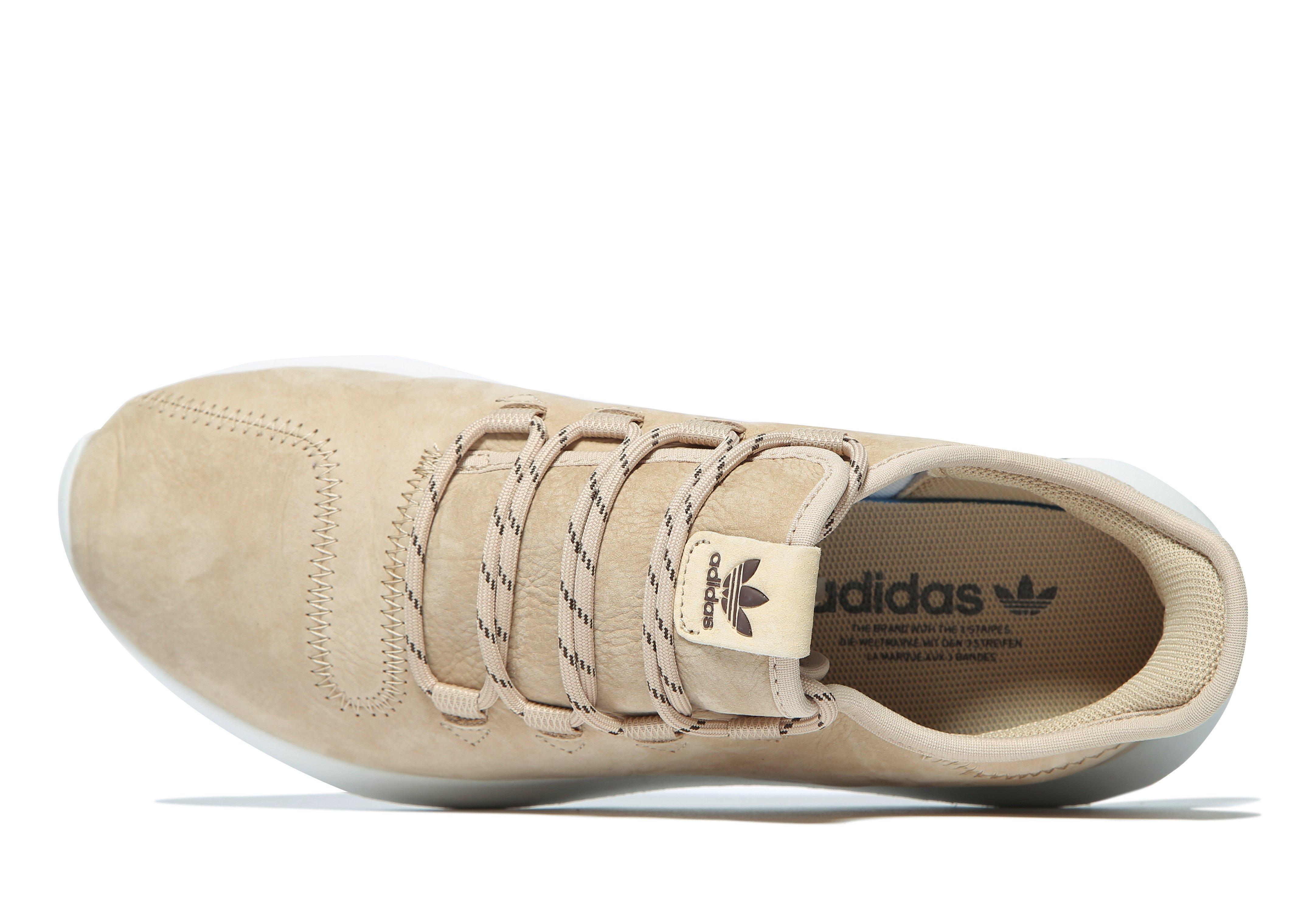 adidas Originals Tubular Shadow Leather in Brown for Men - Lyst