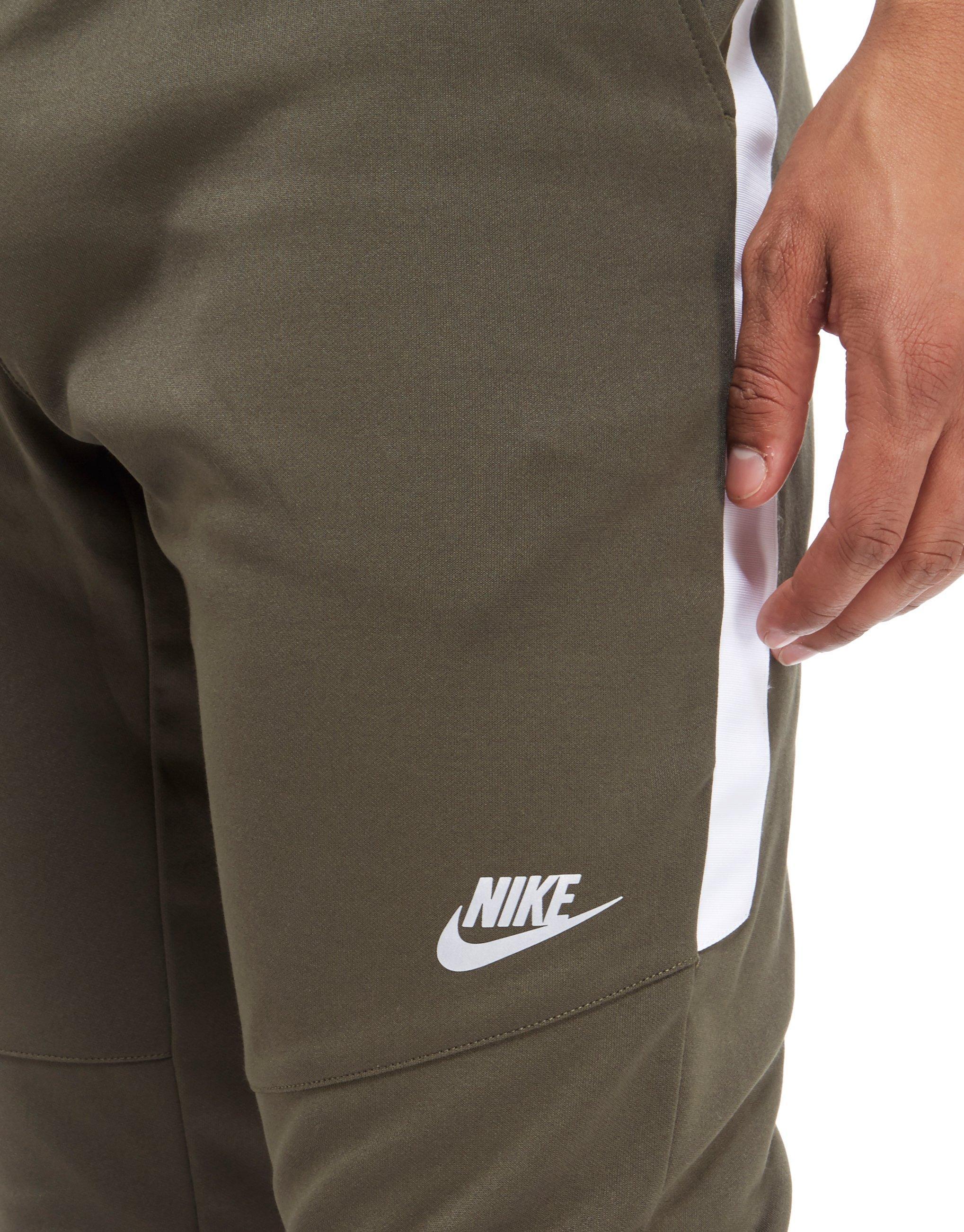 khaki green nike tracksuit mens