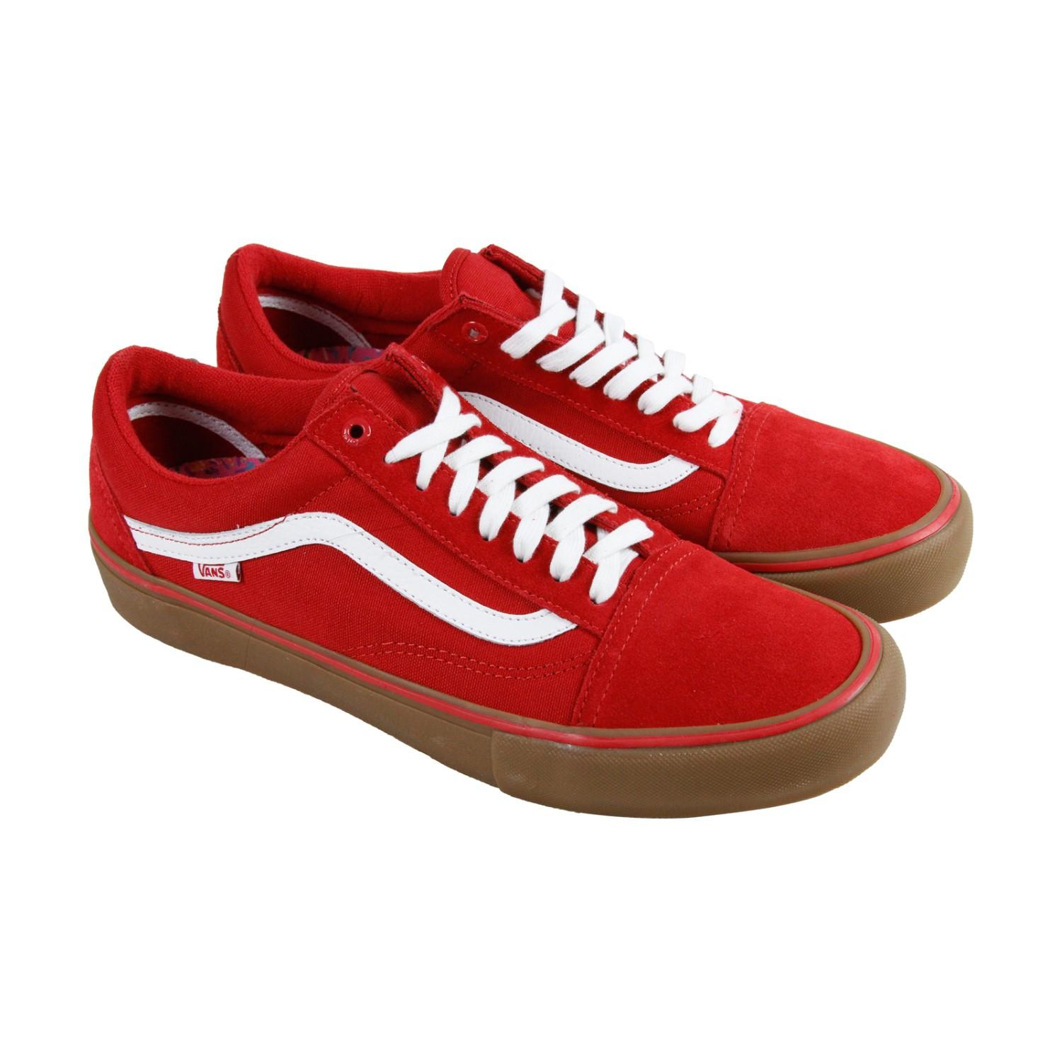 vans old skool pro pompeian red vans old skool pro pompeian red