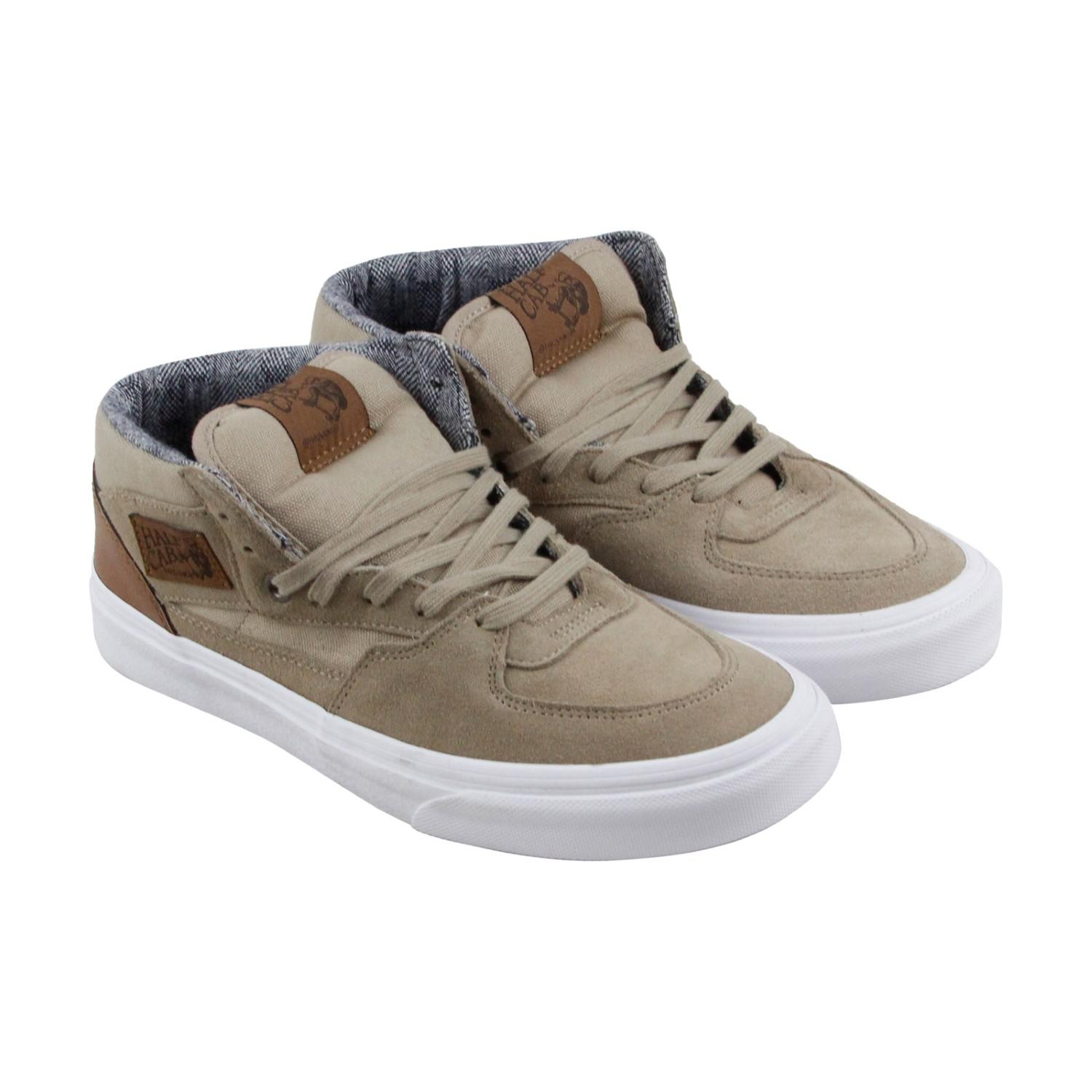 vans half cab mid ankle sneakers (beige) vans half cab mid ankle sneakers (beige)