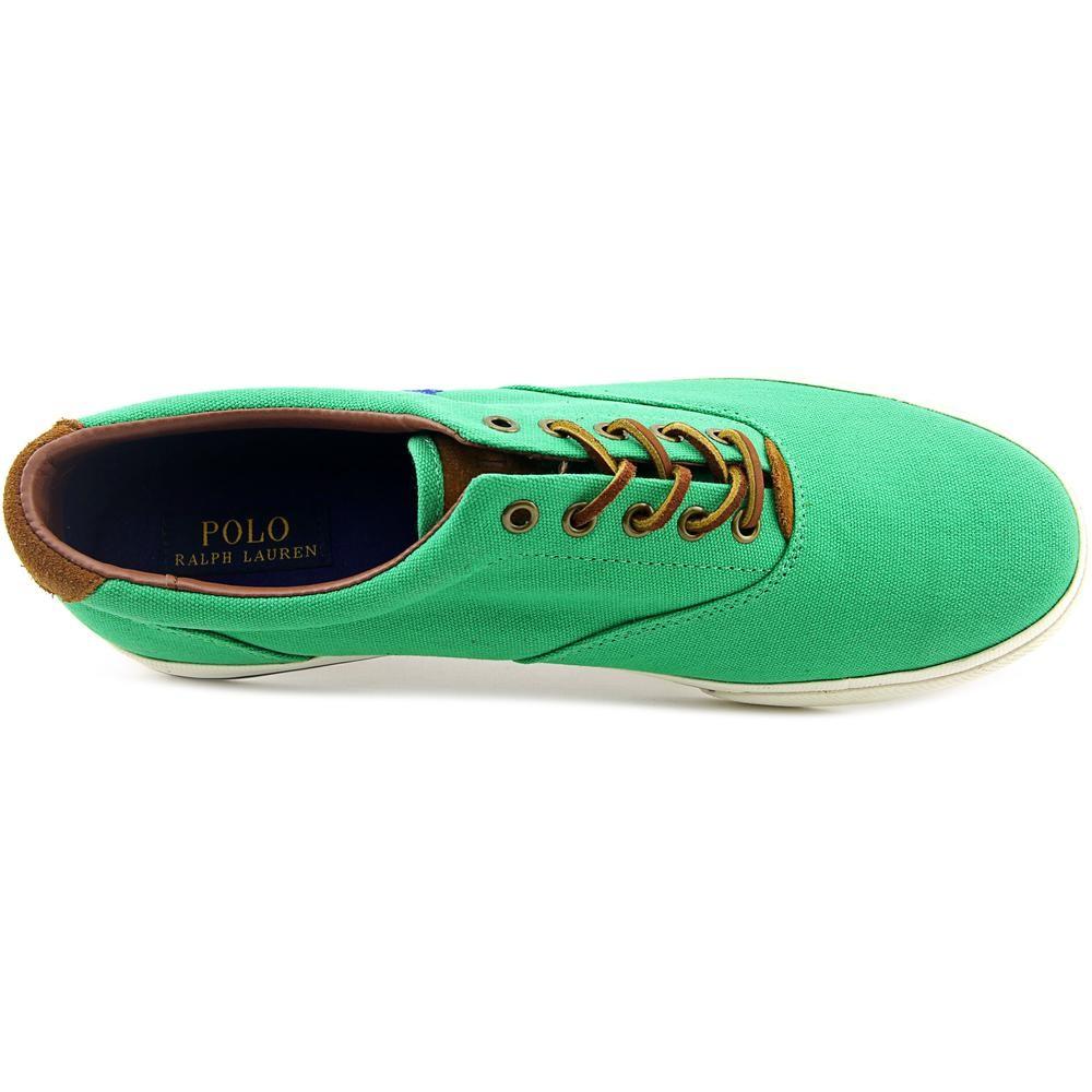ralph lauren green trainers