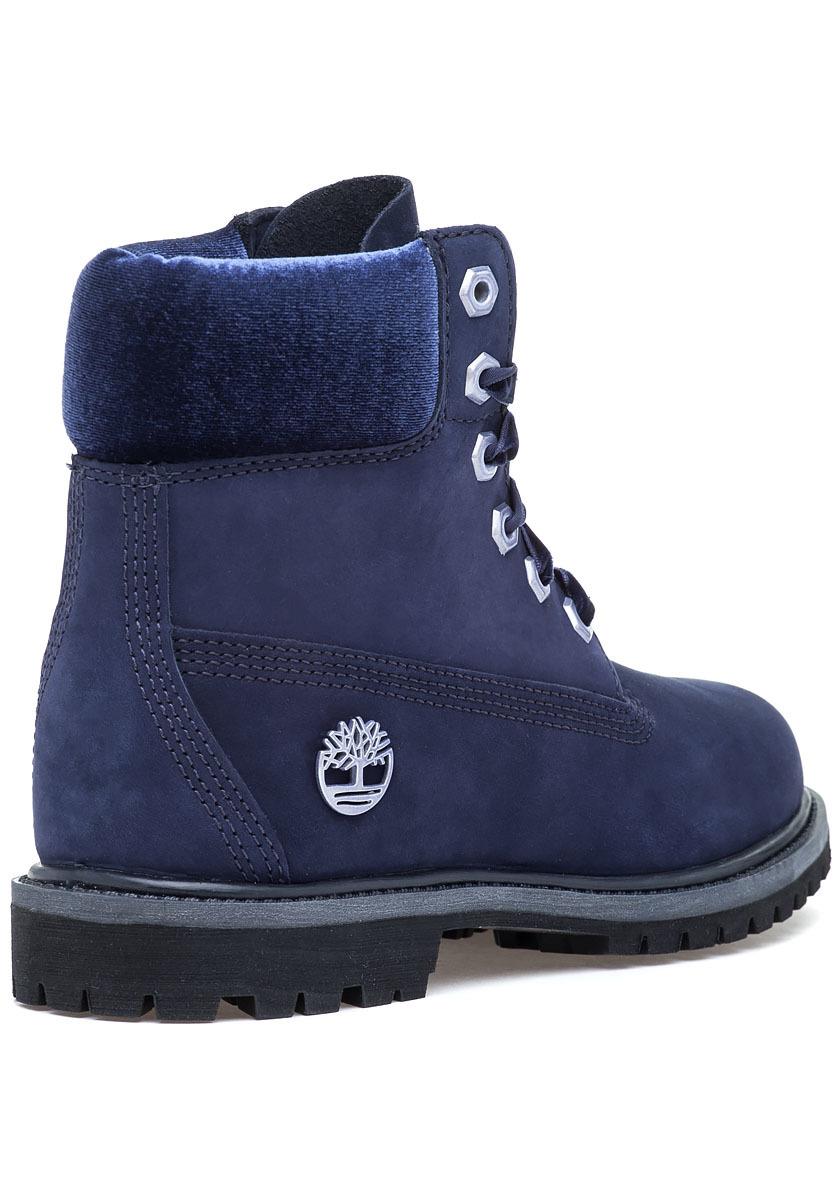 timberland boots 6 inch blue