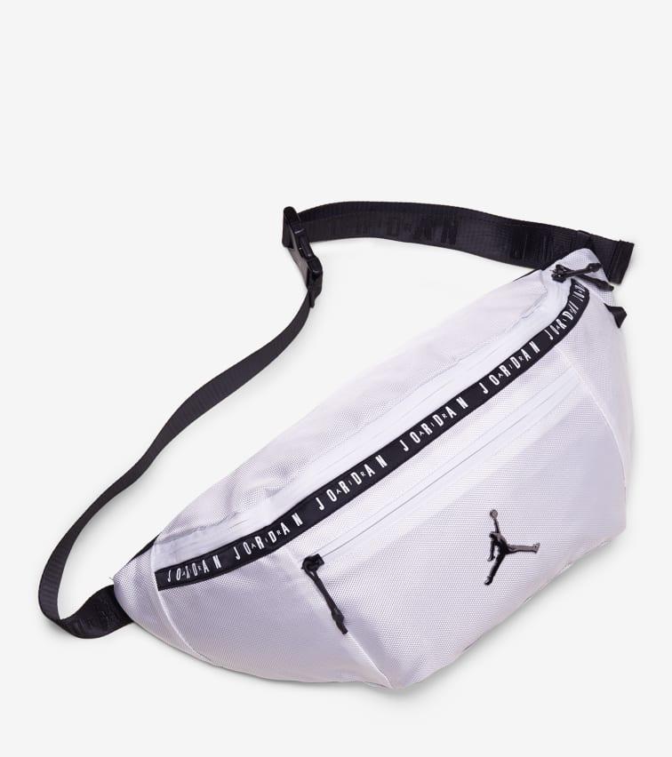 Nike Oversized Taping Crossbody Bag in White for Men - Lyst