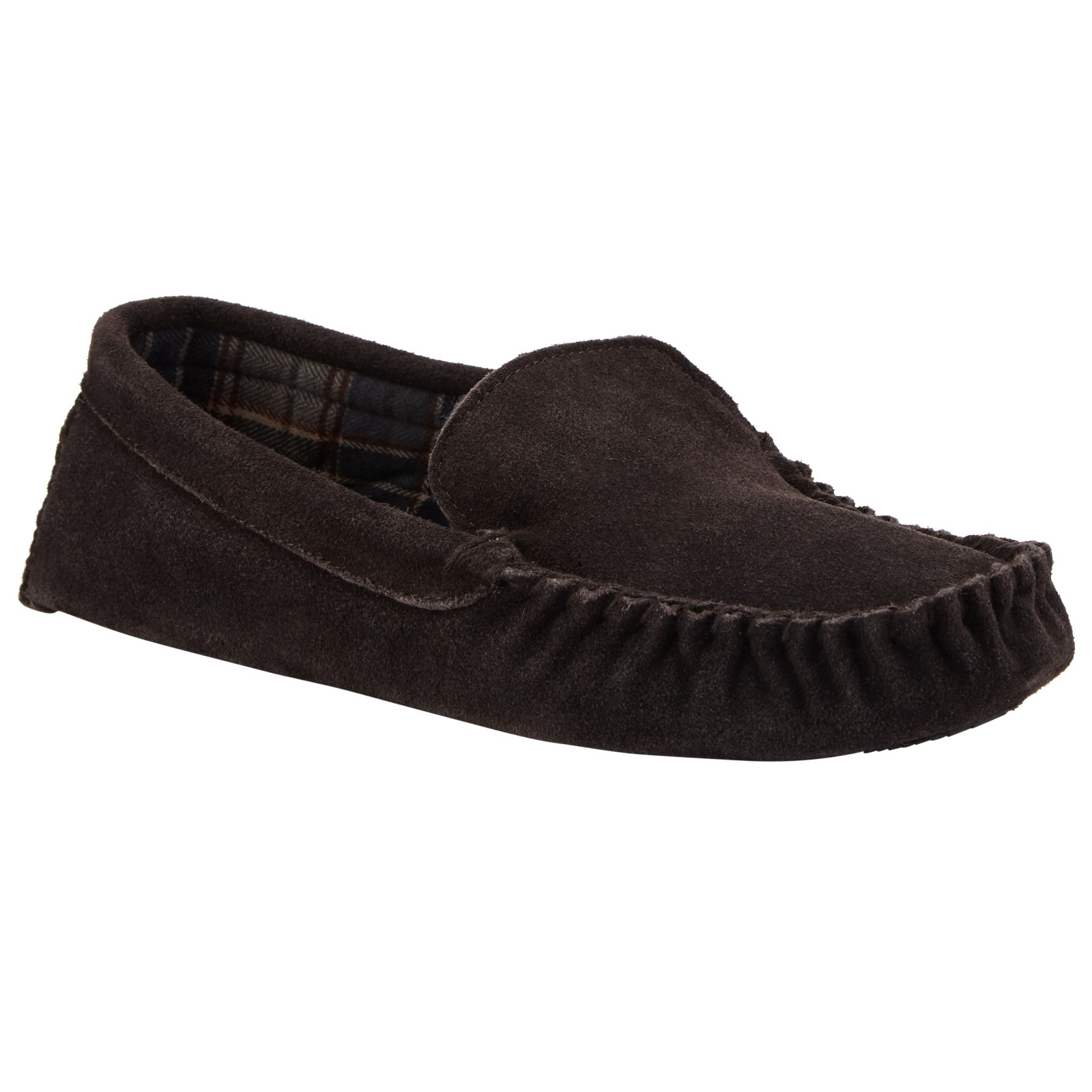 John lewis Alfie Moccasin Suede Slippers in Brown for Men | Lyst