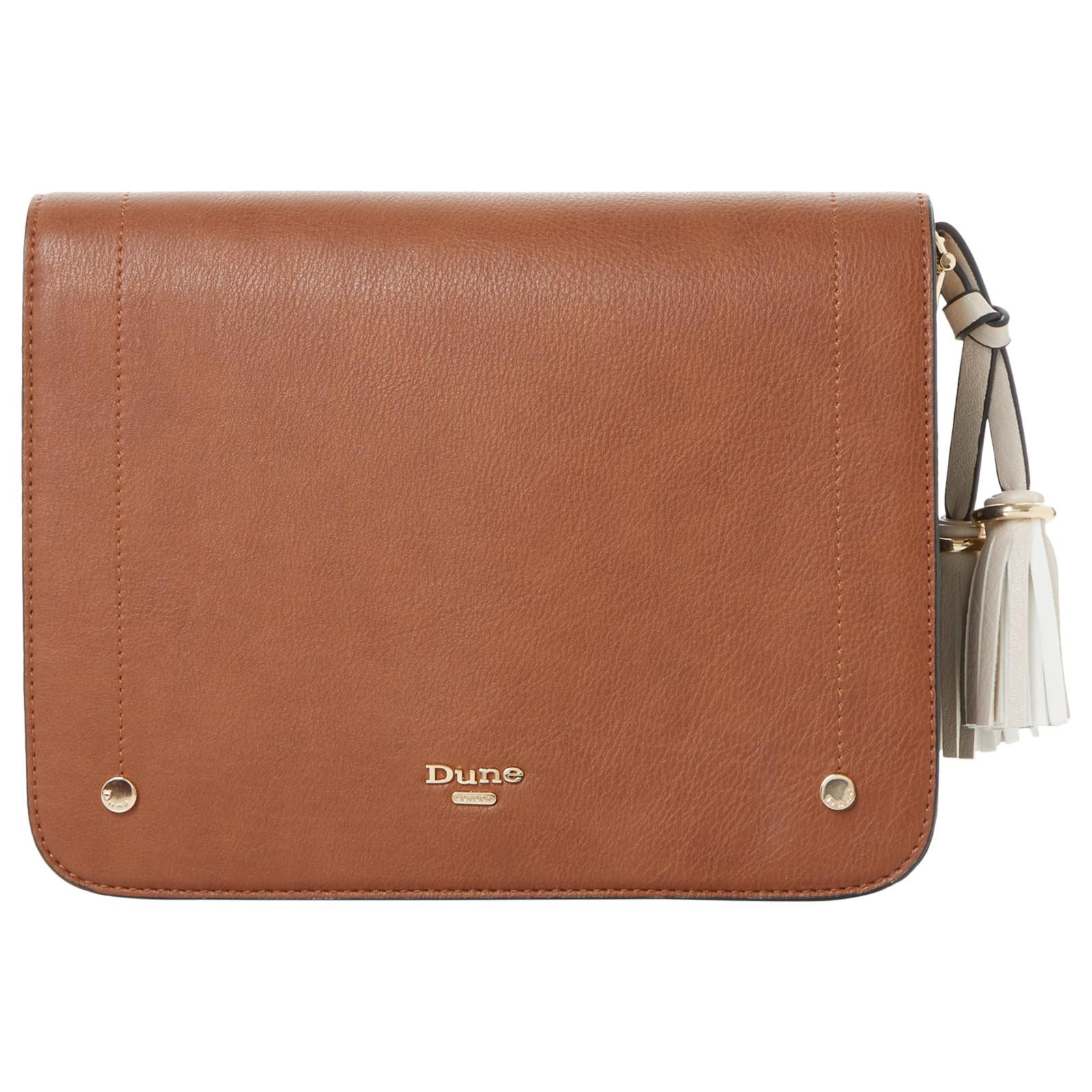 Dune Daschie Small Fold Over Panel Across Body Bag In Brown Lyst Gallery
