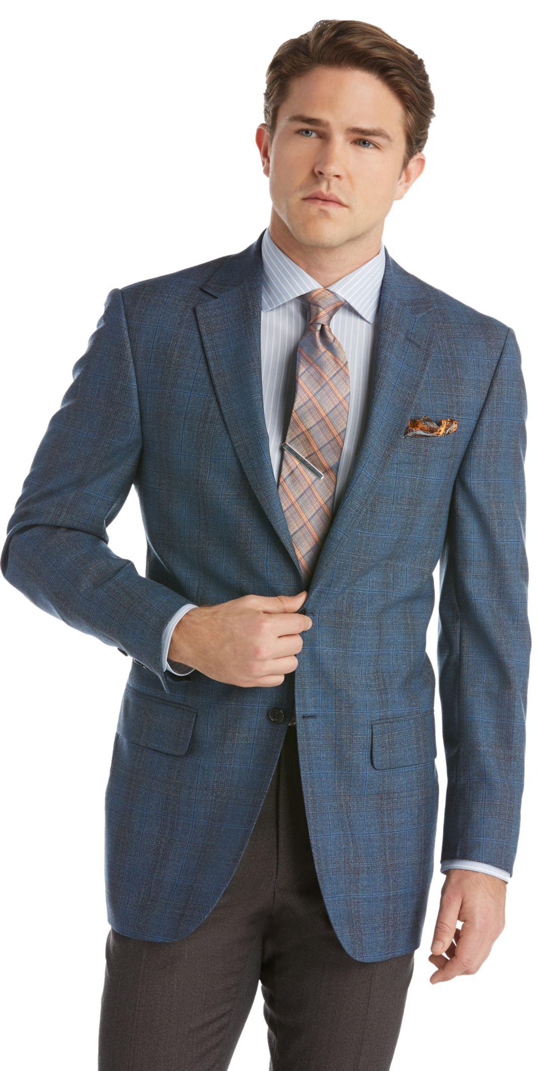 Lyst - Jos. A. Bank Joseph Abboud Wool Plaid Tailored Fit Sportcoat ...