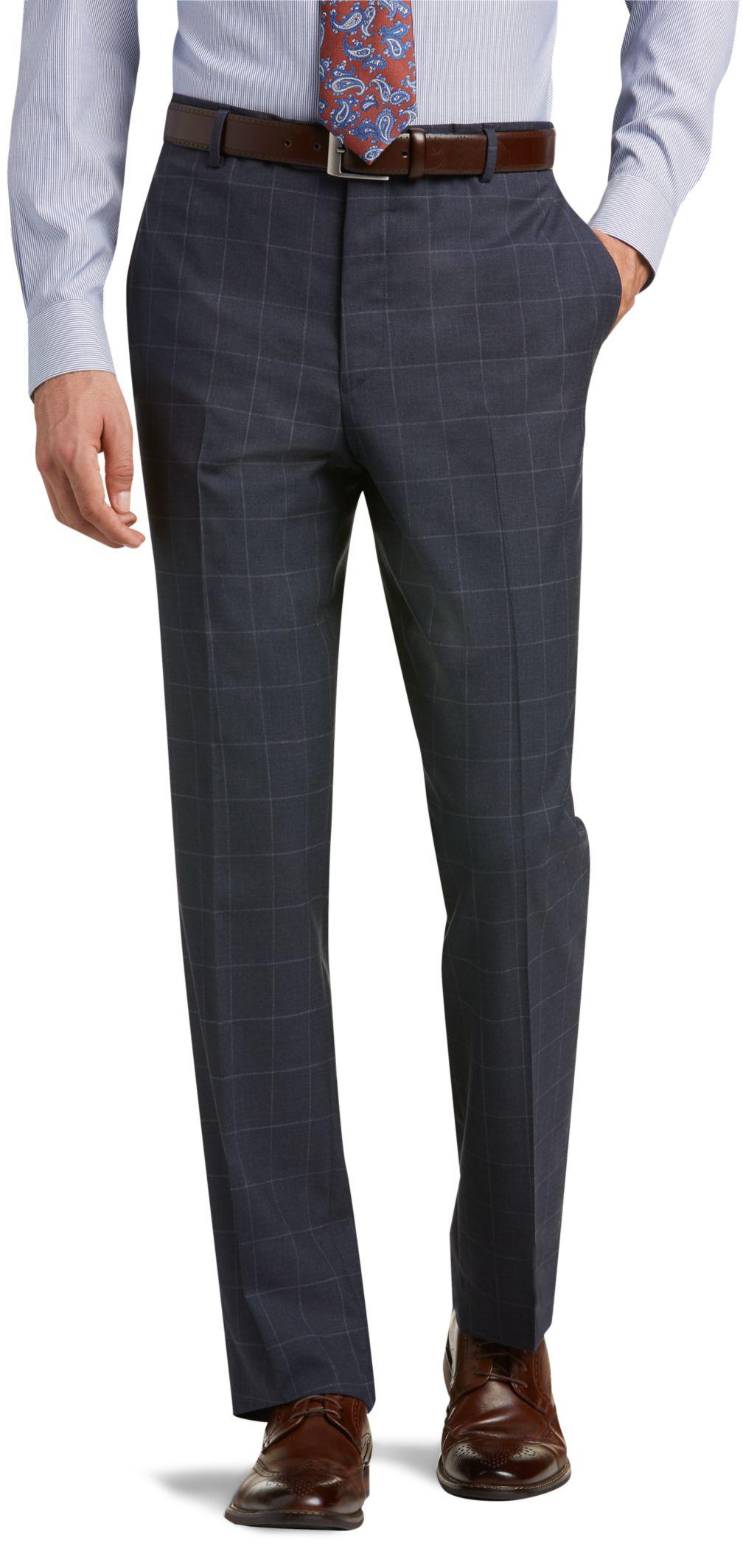 Lyst - Jos. A. Bank Executive Collection Traditional Fit Windowpane ...