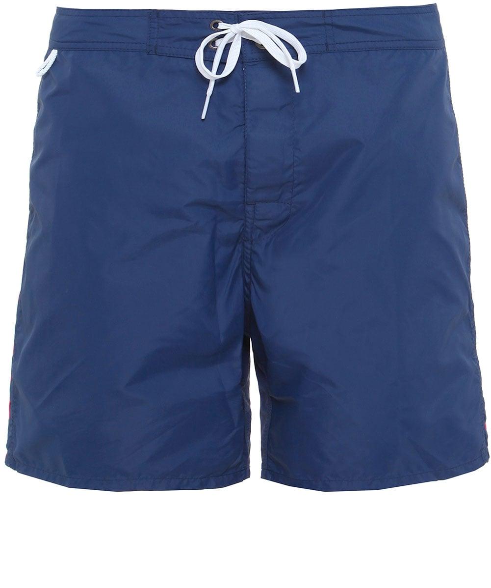 Sundek Long Board Swim Shorts in Blue for Men | Lyst