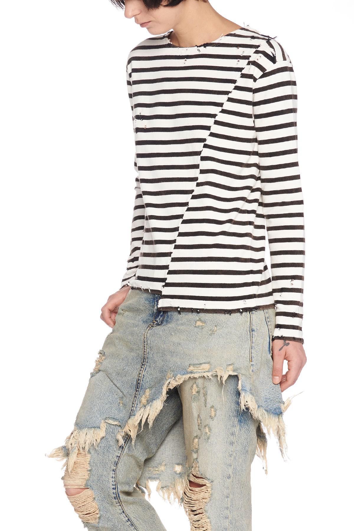 shirt with stripes