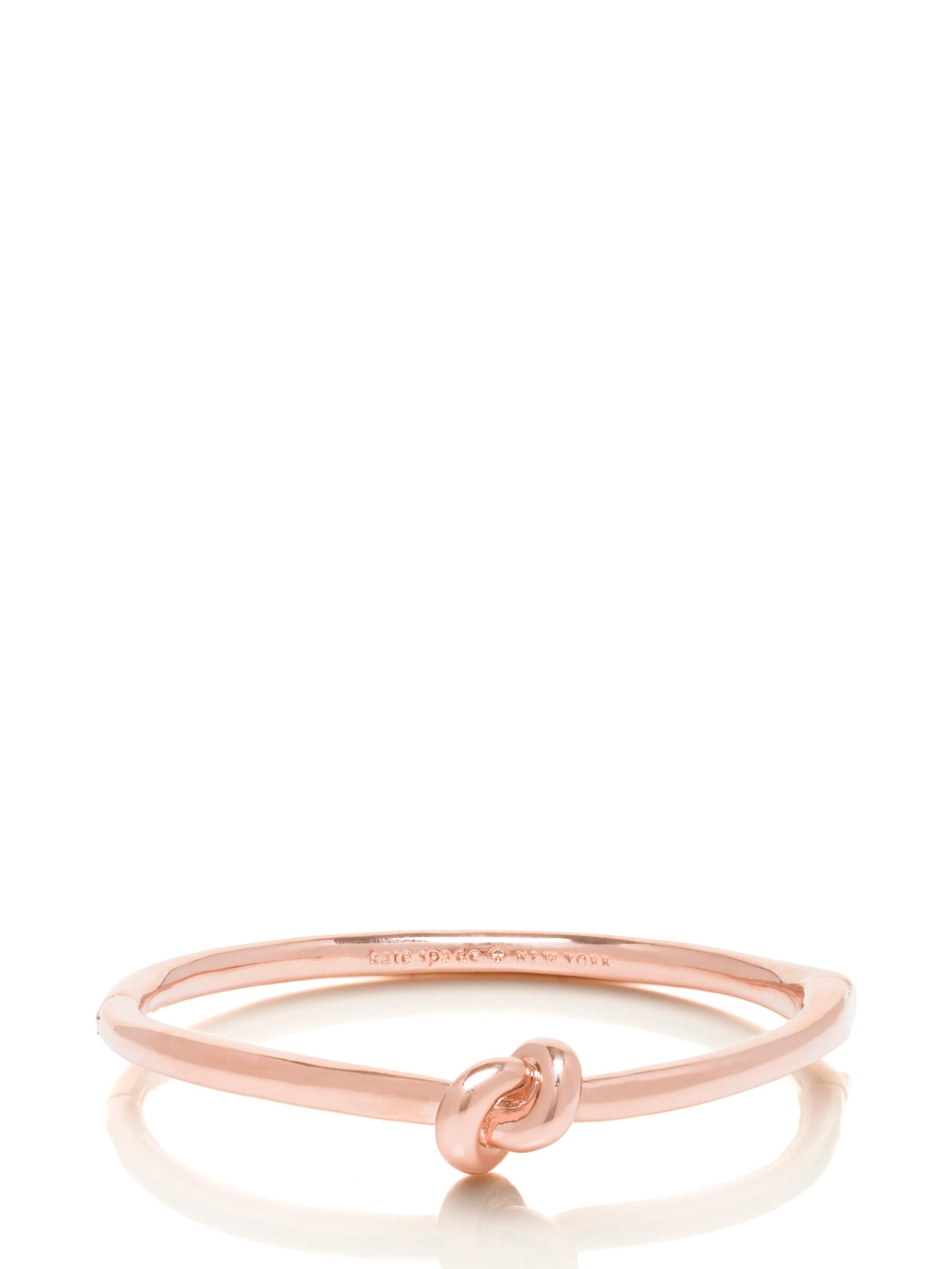 Kate Spade Sailor S Knot Hinge Bangle In Pink Lyst Kate Spade Women S Pink Sailor Knot Hinge Bangle
