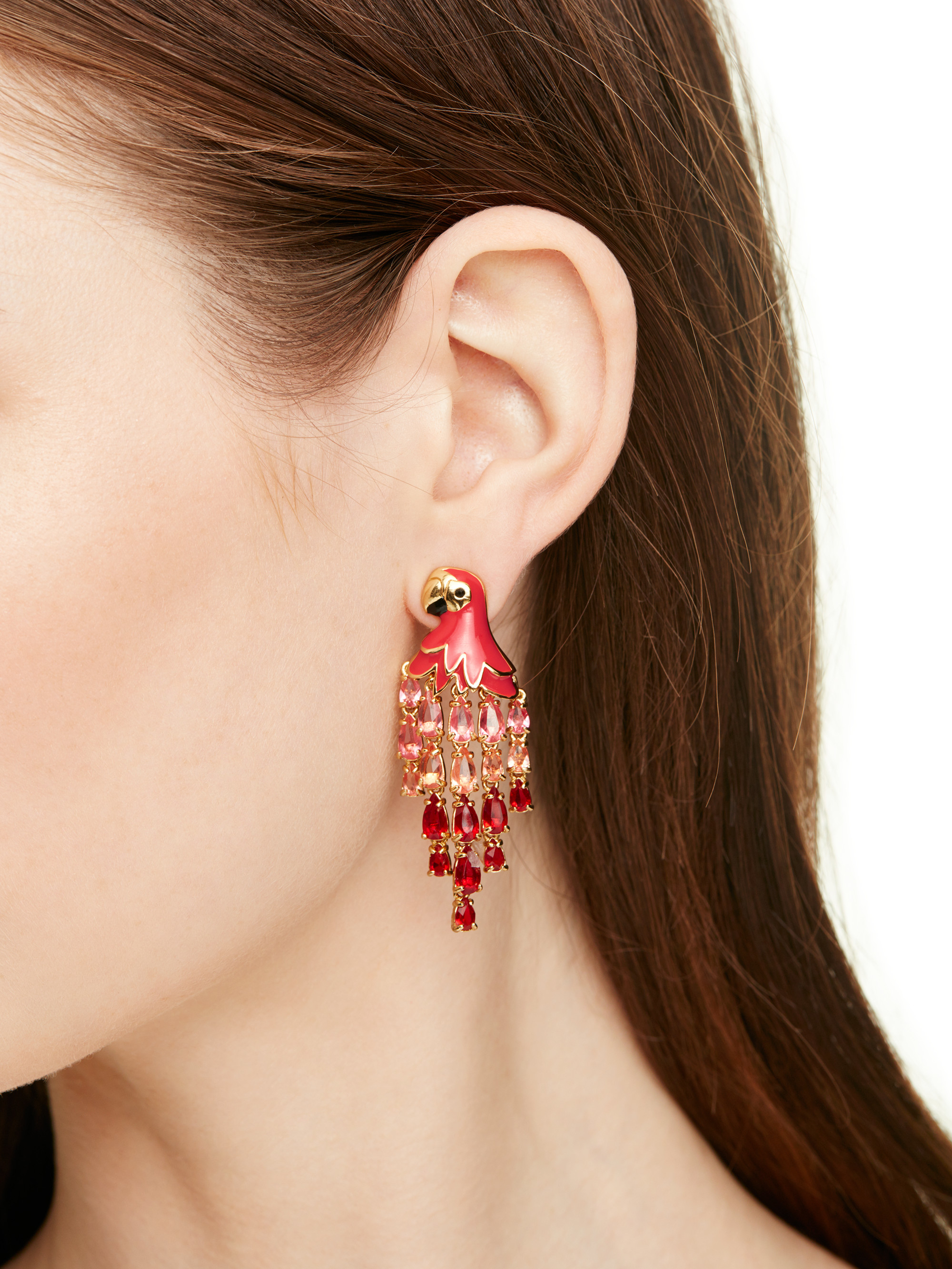Lyst Kate Spade New York Out Of Office Parrot Statement Earrings Gallery