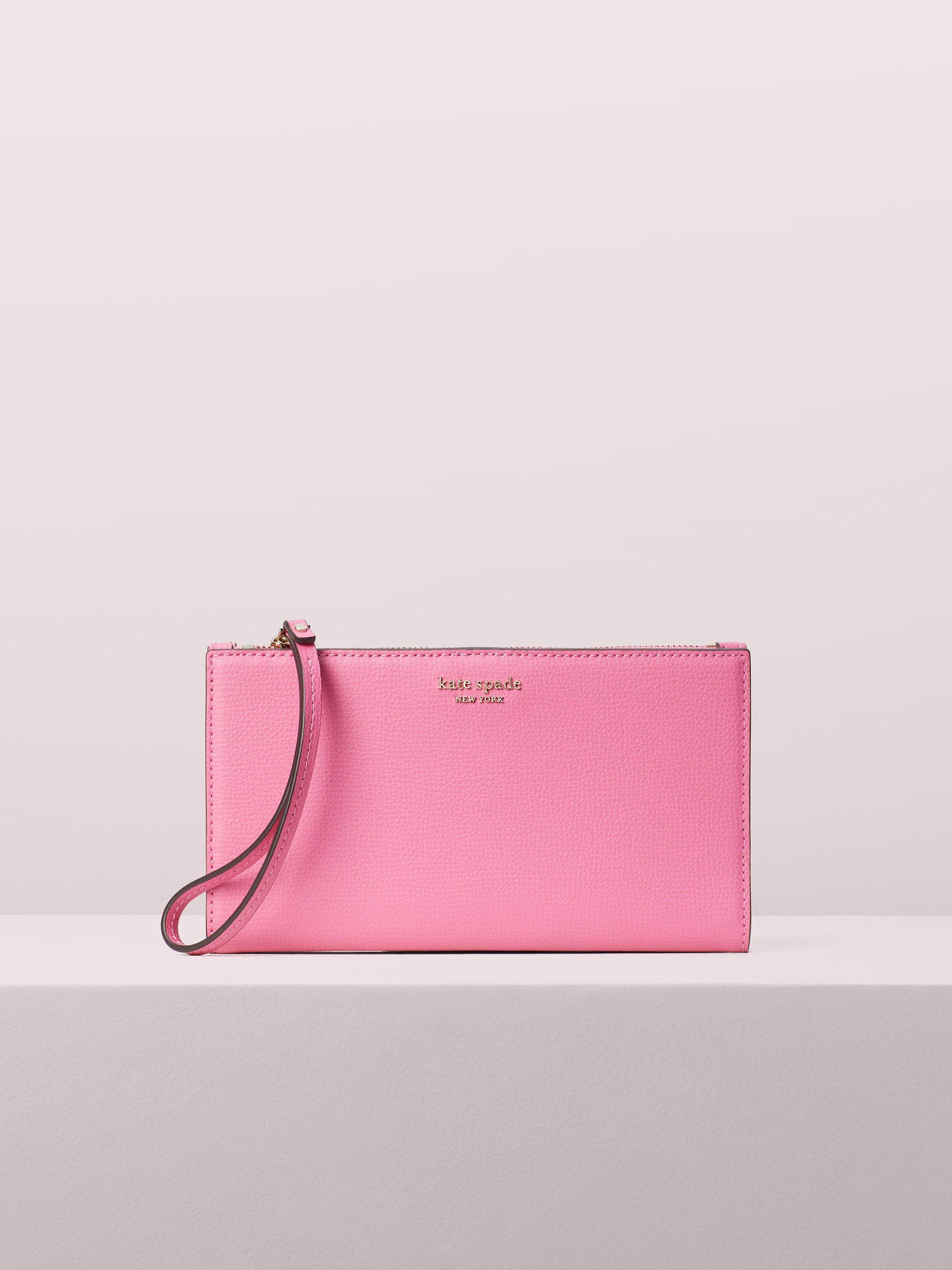 Kate Spade Sylvia Large Continental Wristlet in Pink - Lyst