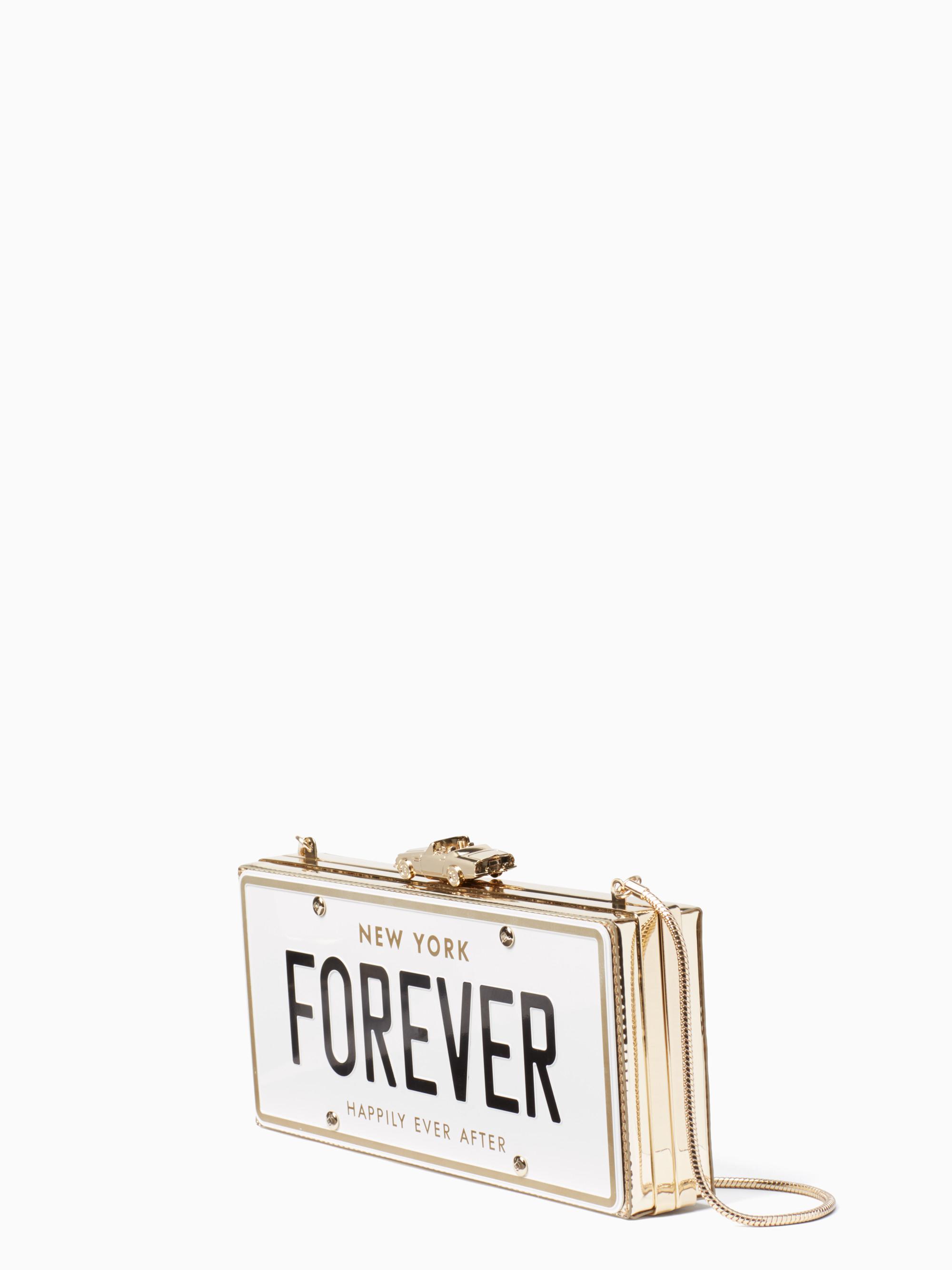 Lyst - Kate Spade Wedding Belles License Plate Clutch