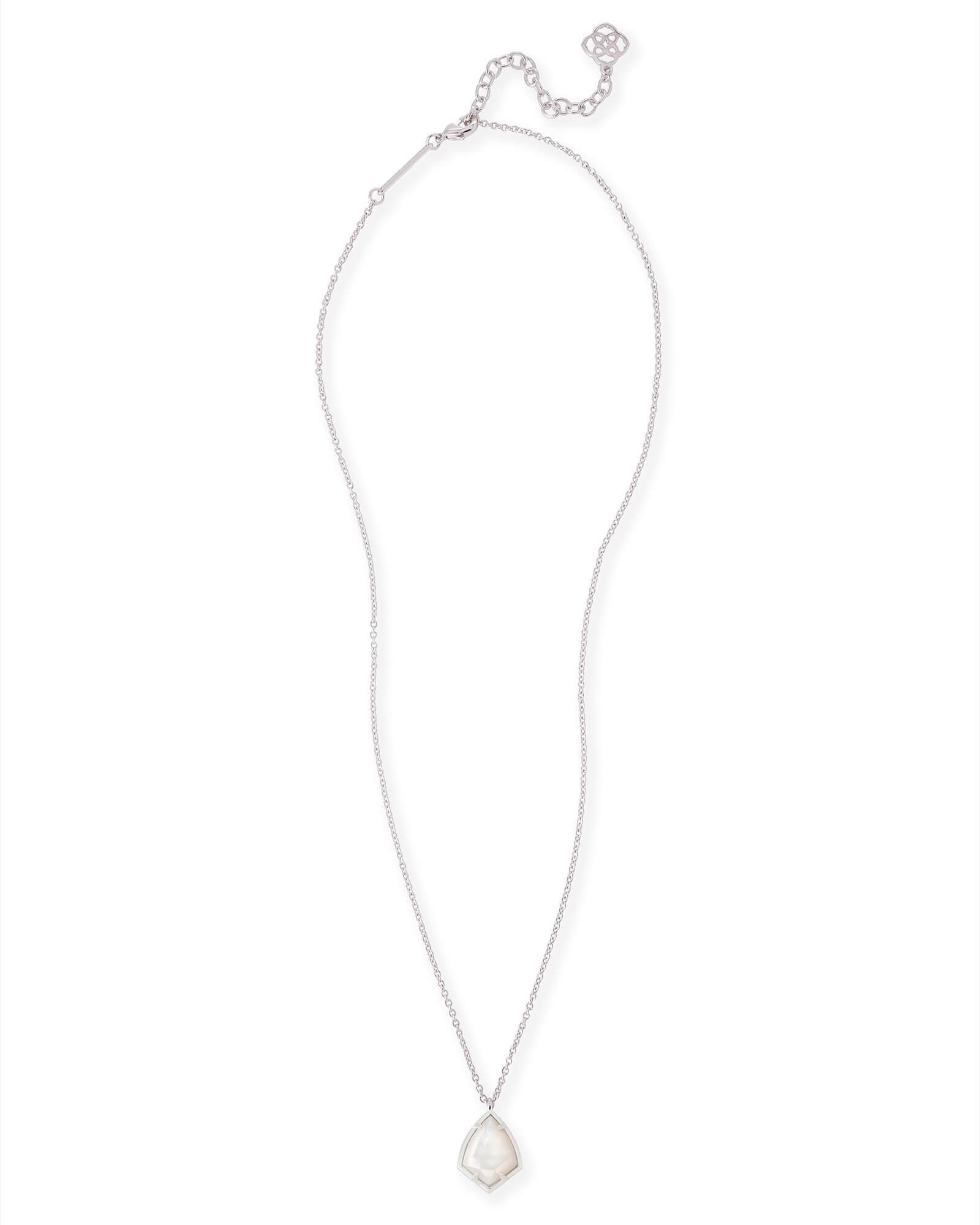 Lyst Kendra Scott Cory Silver Pendant Necklace In White Pearl Gallery Previously Sold At Kendra Scott Women S Pearl Jewelry