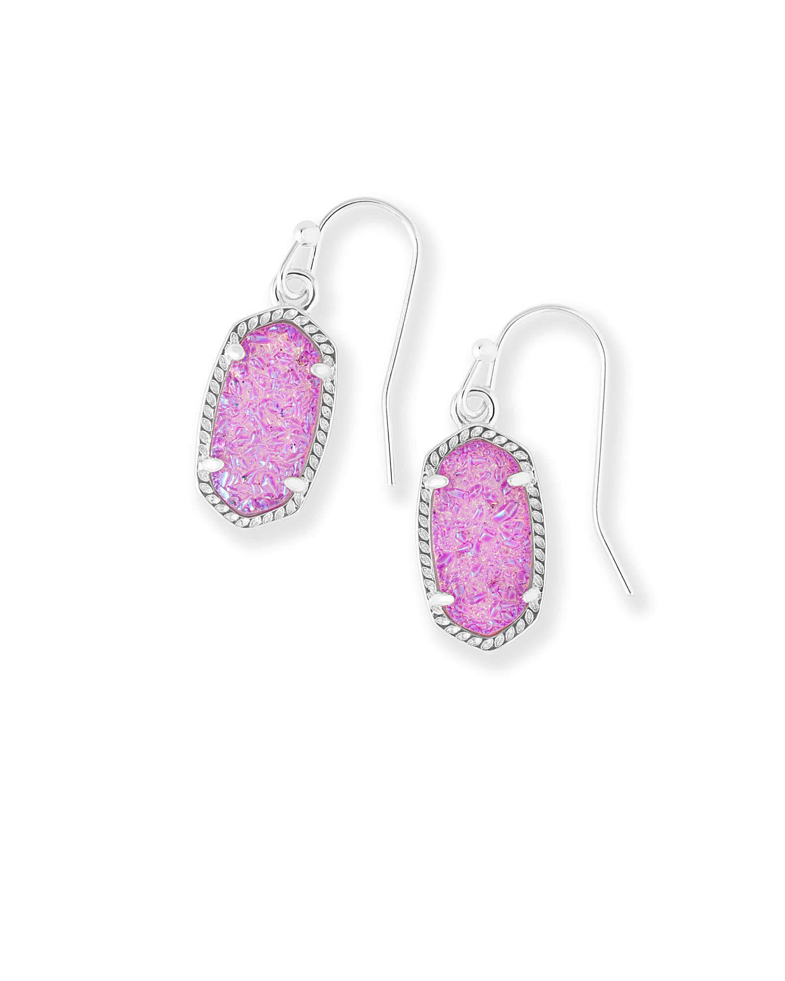 Kendra Scott Lee Silver Drop Earrings Lyst