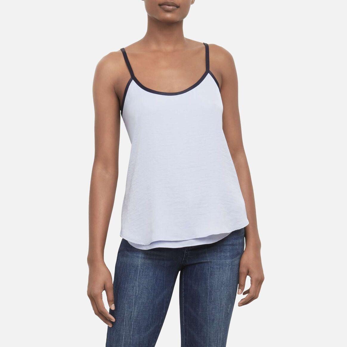 Kenneth Cole Double Layer Swing Cami In Sky Blue Blue Save 82 Lyst