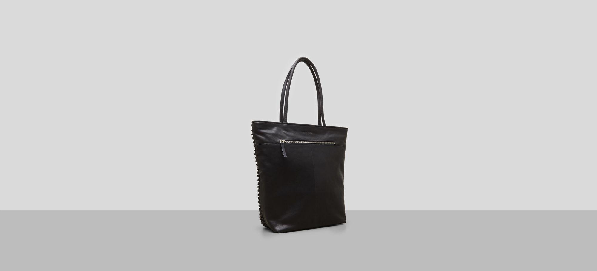 Lyst Kenneth Cole Weave Leather Tote Bag In Black Gallery Previously Sold At Kenneth Cole
