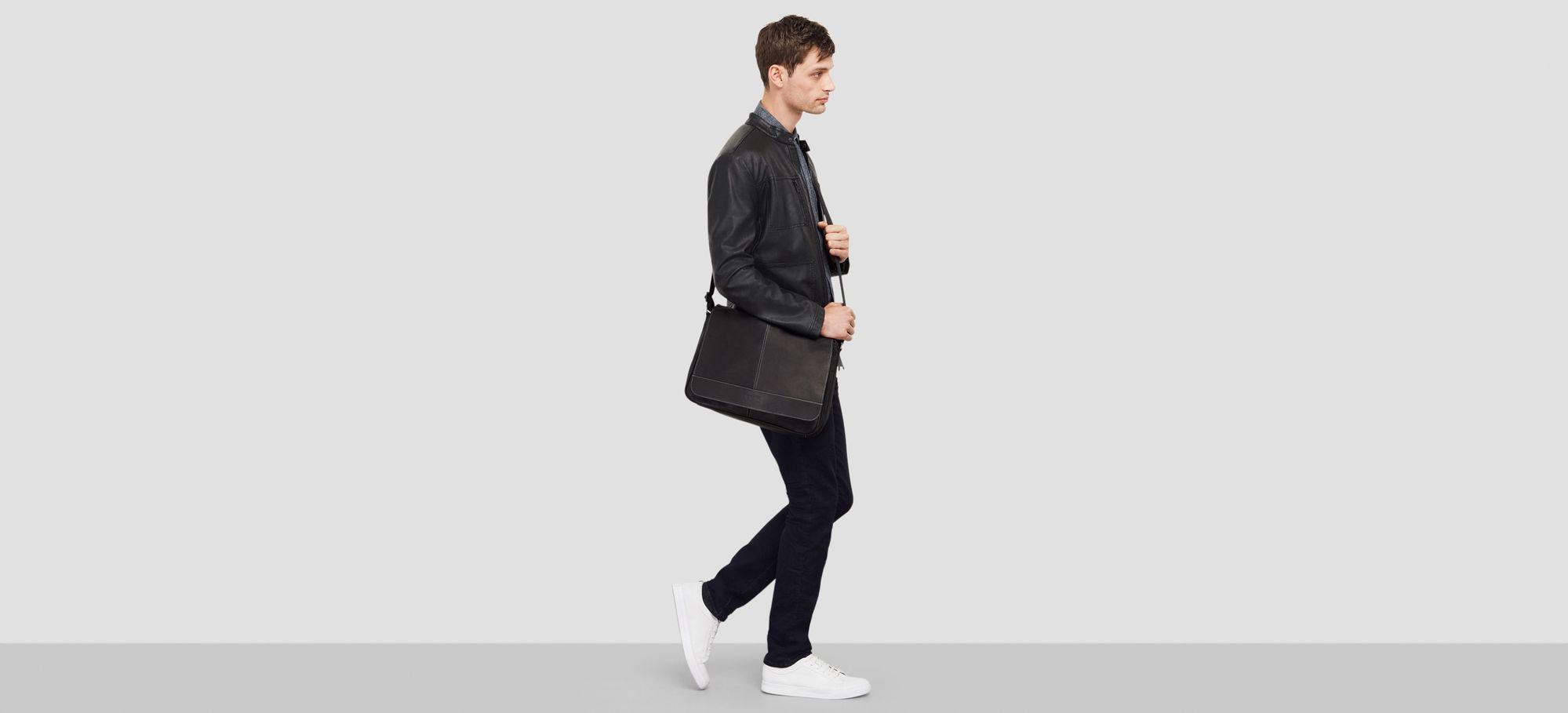 Lyst Kenneth Cole Reaction Risky Business Messenger Bag In Black Gallery Previously Sold At Kenneth Cole