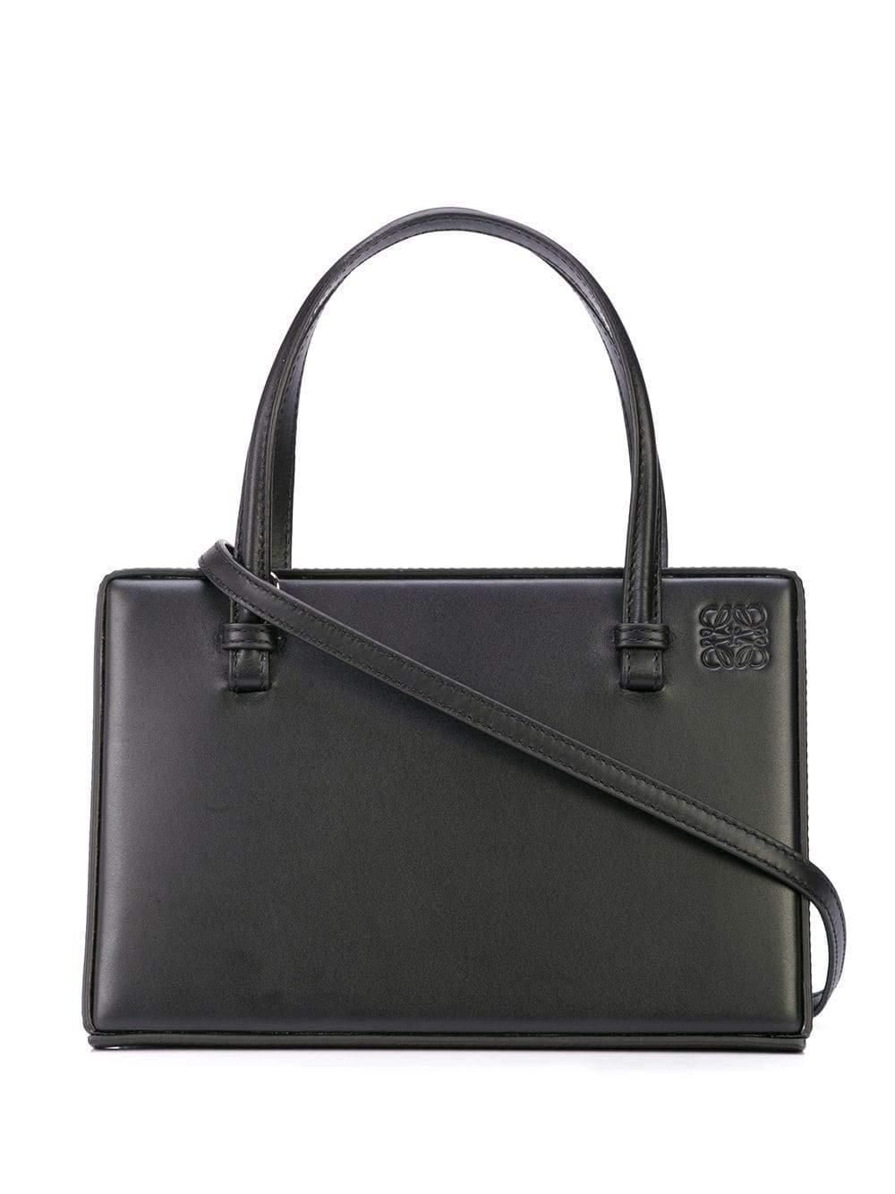 Loewe Leather Postal Bag in Black Lyst