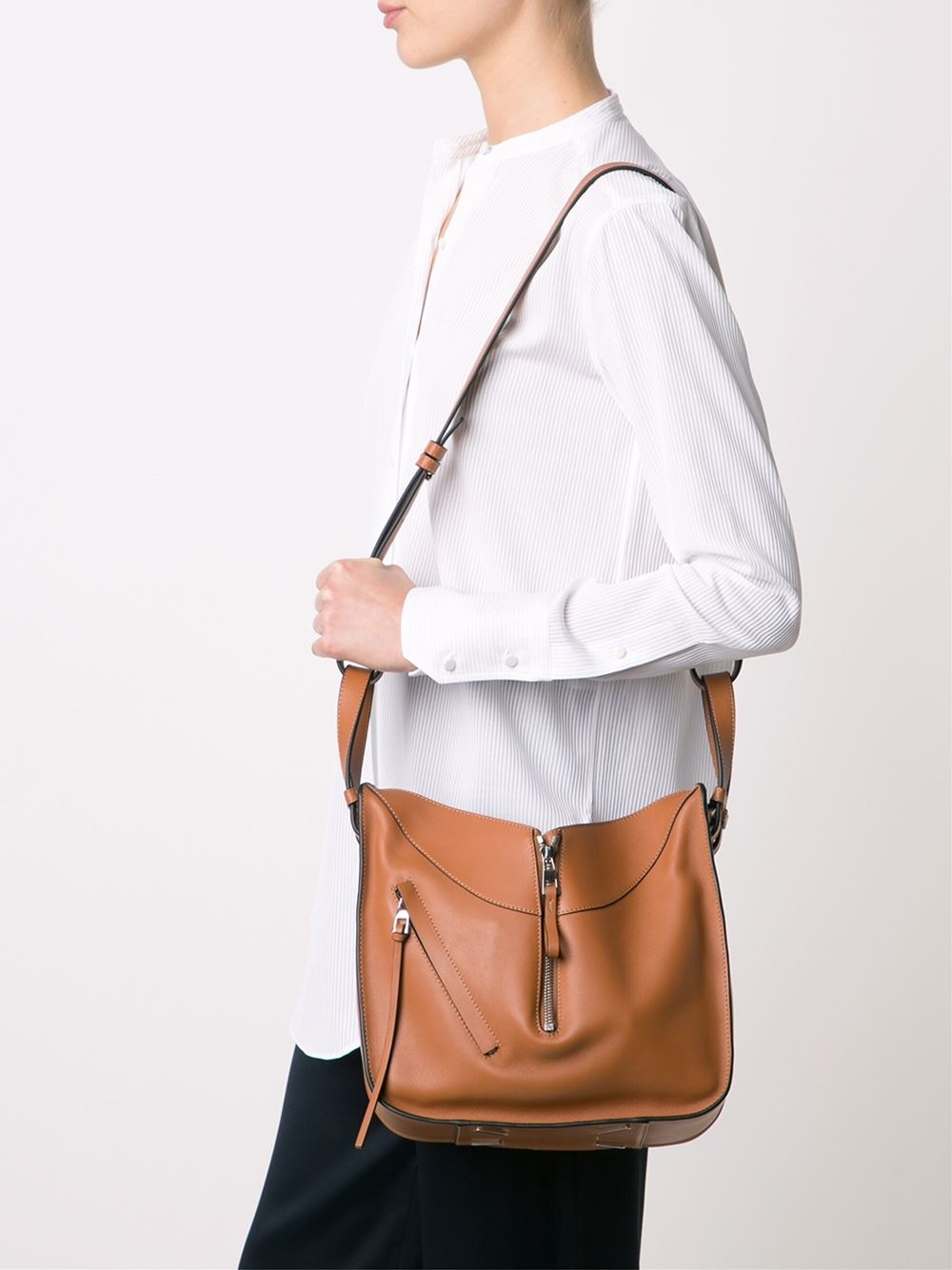 Loewe Small 'hammock' Shoulder Bag in Brown | Lyst