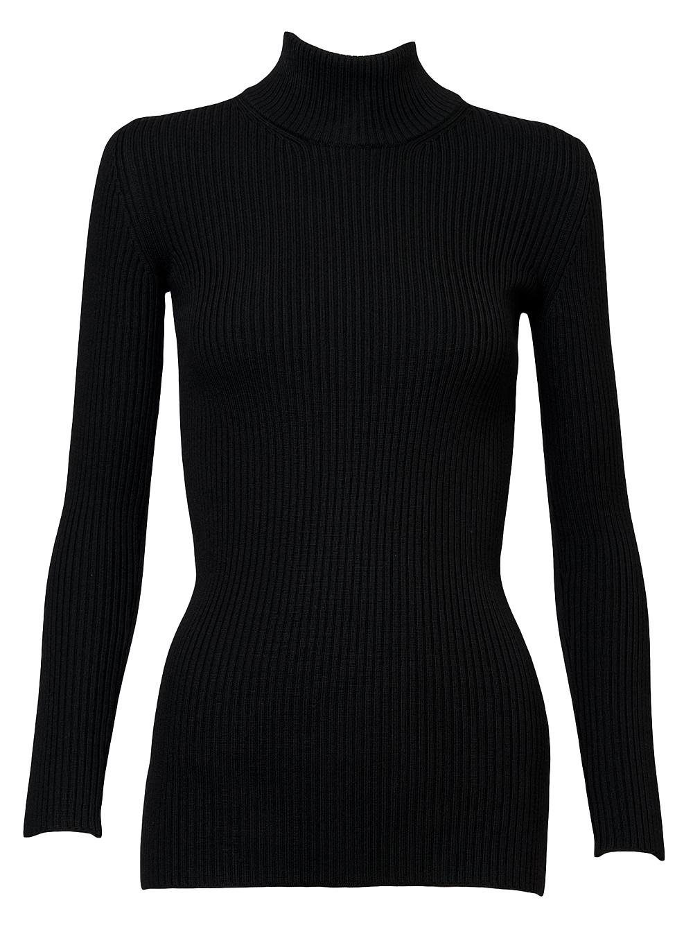 Alaïa Turtleneck Sweater in Black | Lyst