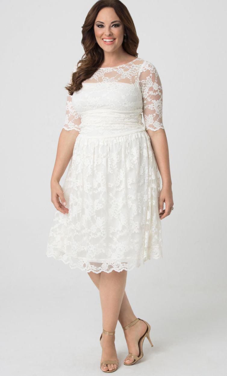 Kiyonna Aurora Lace wedding dress