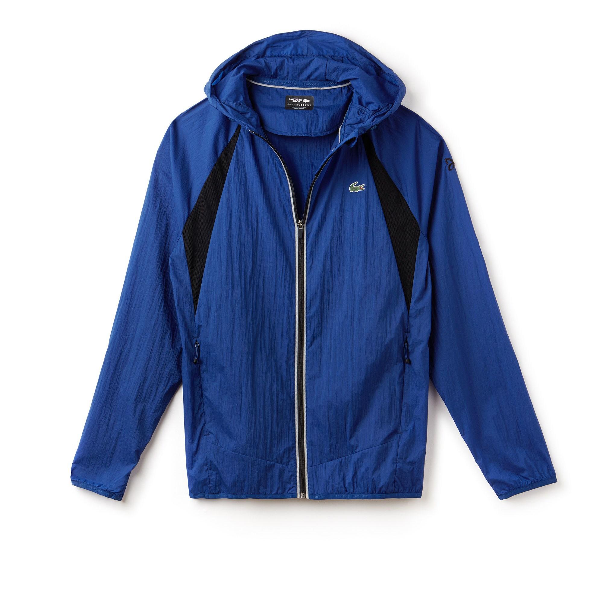 Lacoste Sport Mesh Jacket - Novak Djokovic Supporter Collection in Blue ...