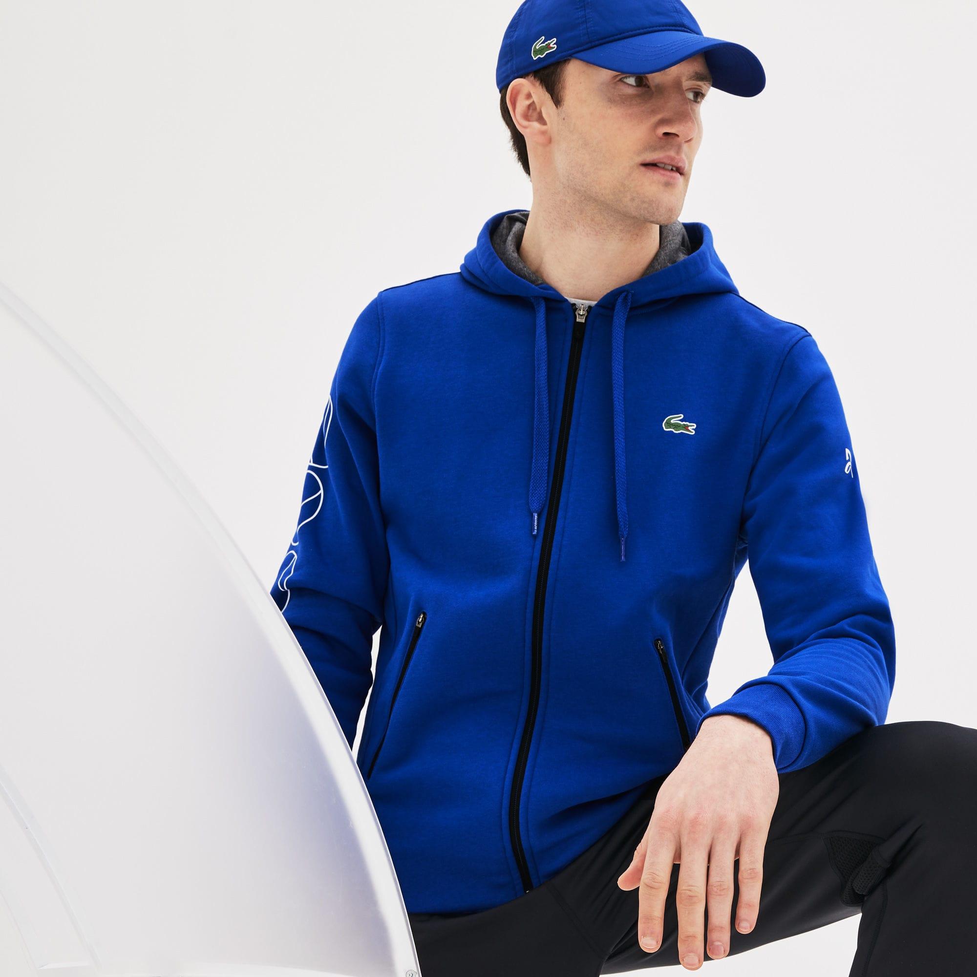 Lacoste Sport Novak Djokovic Collection Fleece Sweatshirt ...