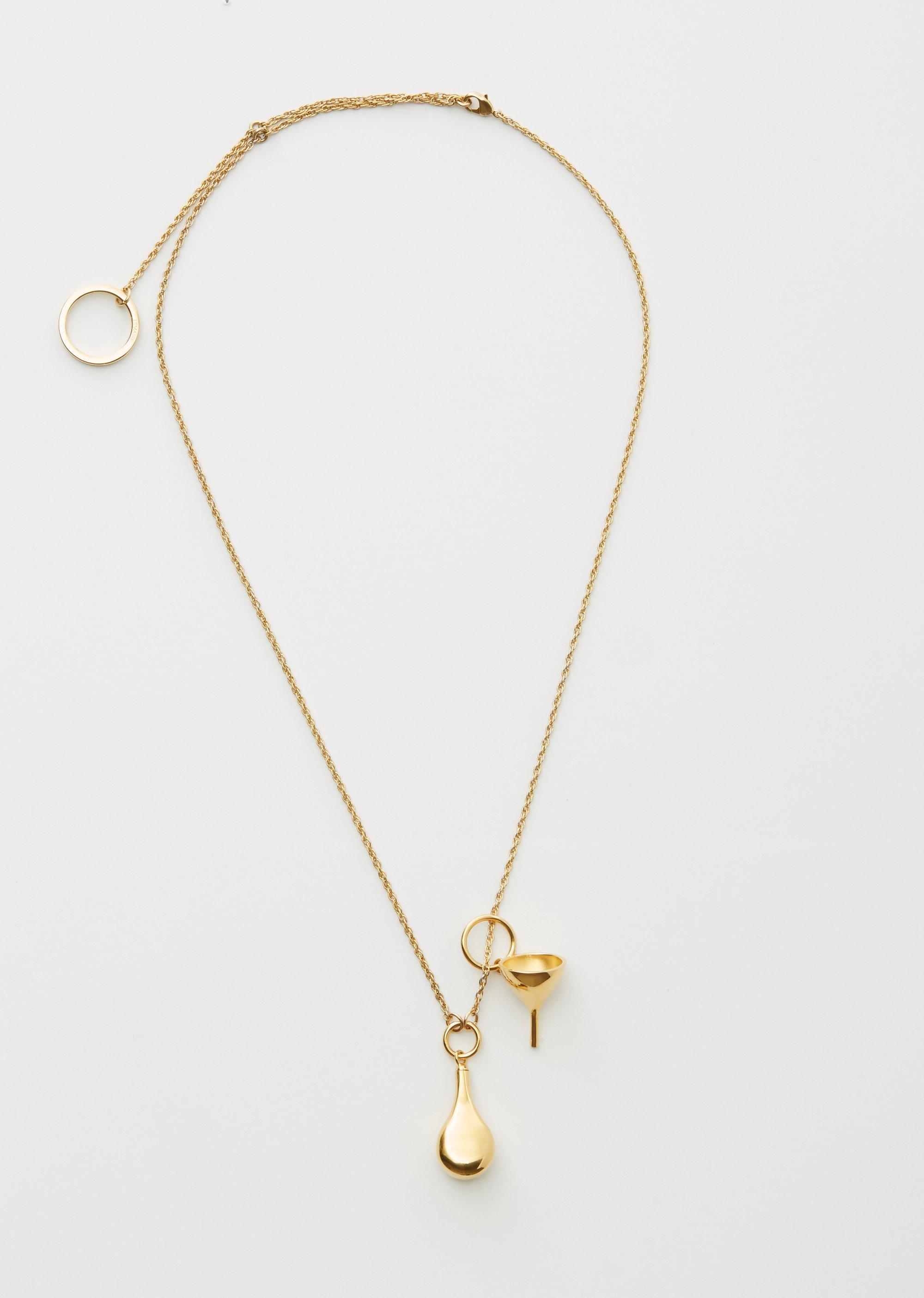 Download Lemaire Perfume Bottle Pendant Small in Gold (Metallic) - Lyst Yellowimages Mockups