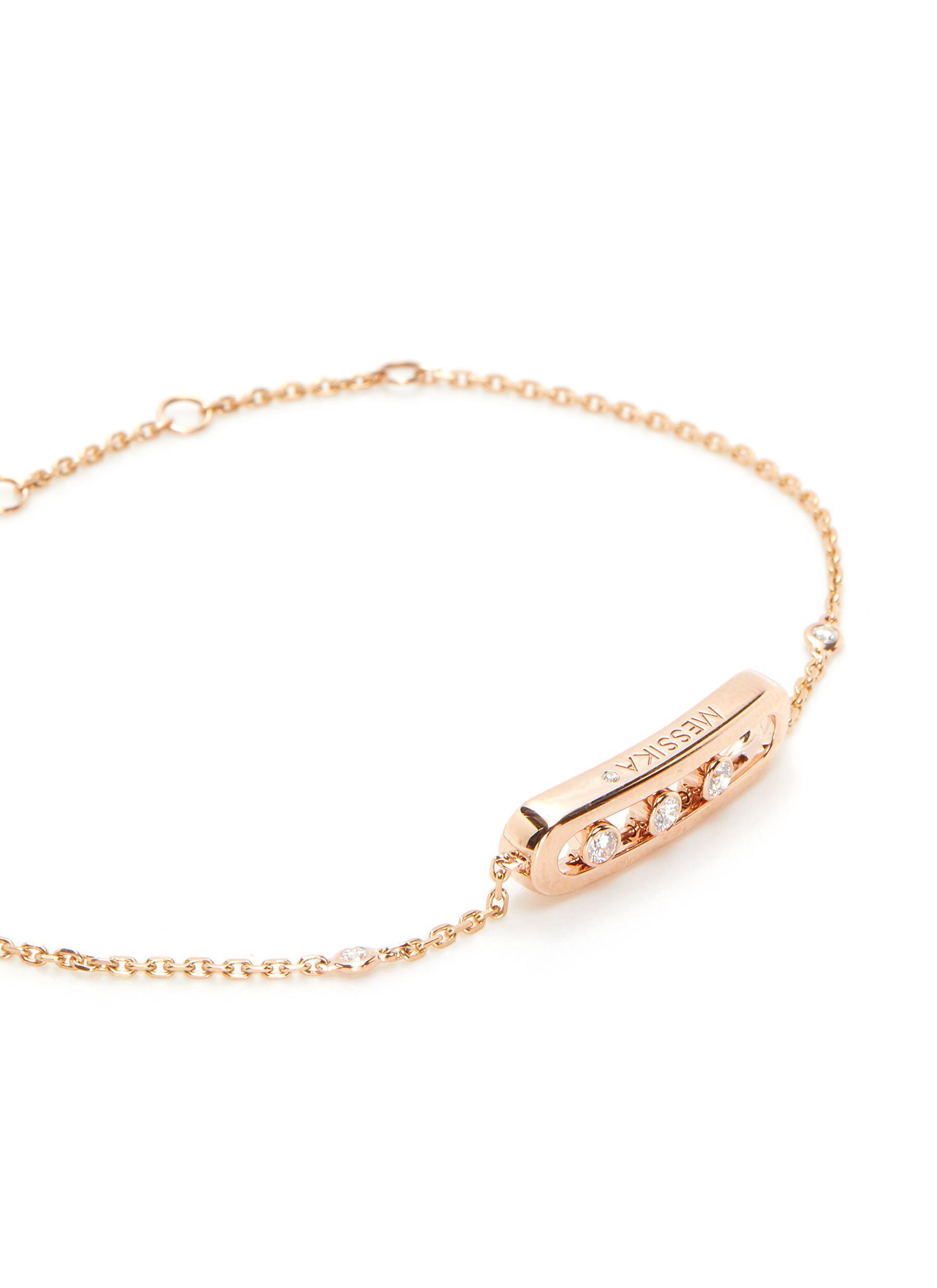 Messika 'baby Move' Diamond 18k Rose Gold Bracelet in Metallic for Men ...