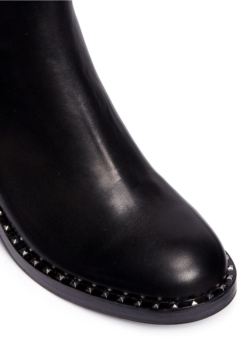 stud detail chelsea boots