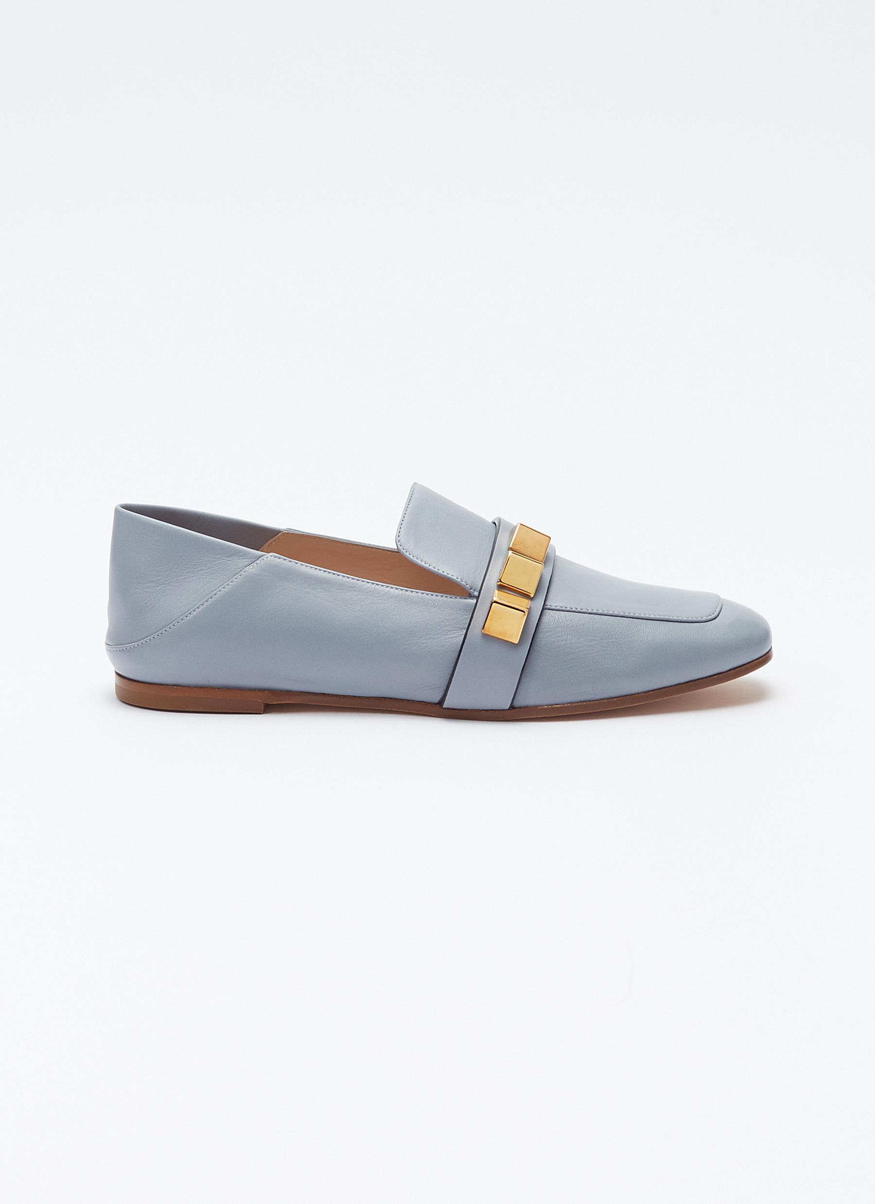 Loafers Blue Pyramid' Leather In Stuart Stud Weitzman Step 'wylie VGSMLqUpjz