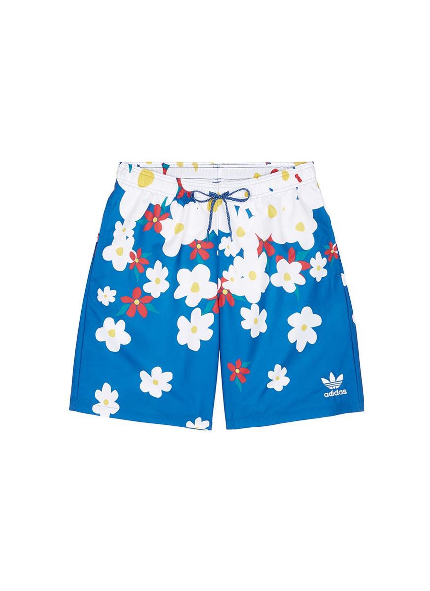 adidas originals swim shorts blue