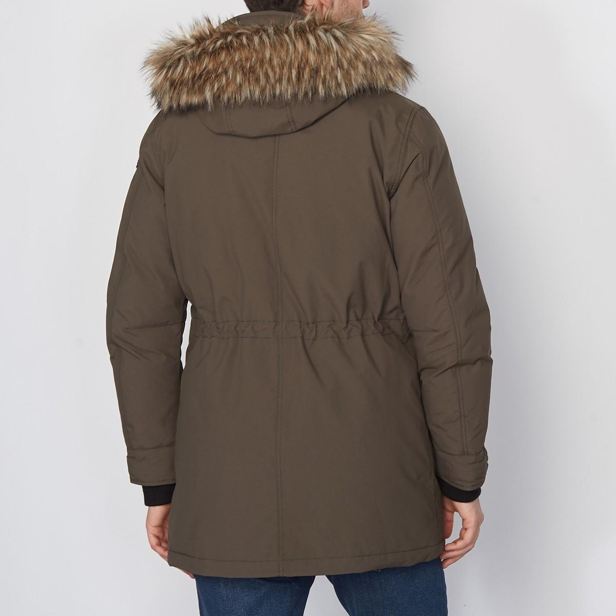 Lyst - Schott Nyc Plume Hooded Parka in Natural for Men