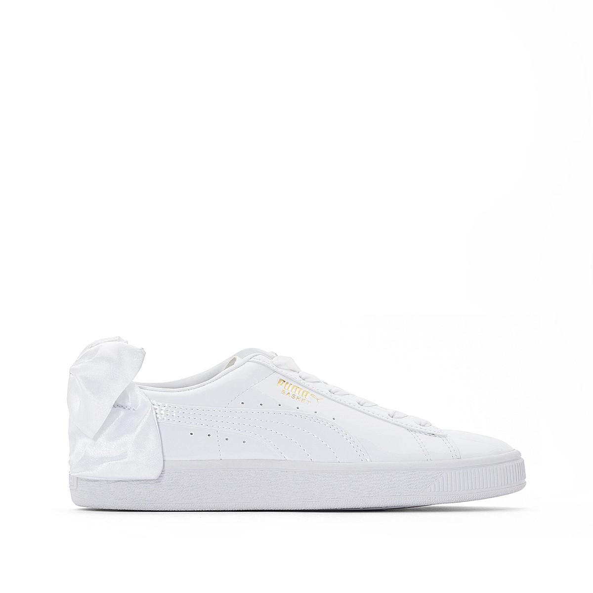puma bow trainers white