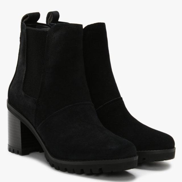 UGG Hazel Black Suede Chelsea Boots - Save 6% - Lyst