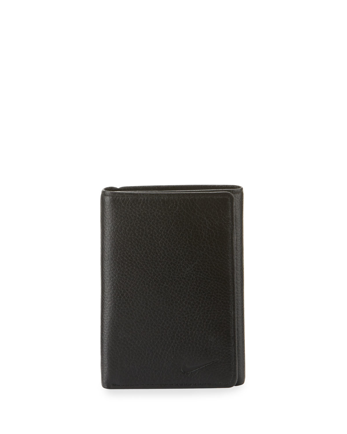 Lyst - Nike Leather Tri-fold Wallet in Black for Men