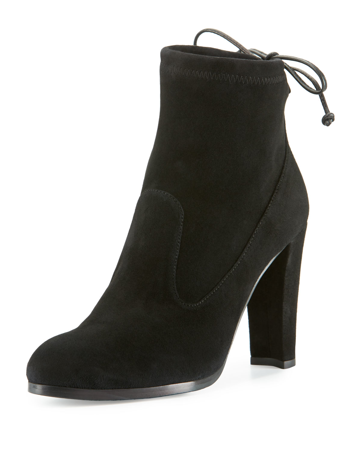 stuart weitzman tie back bootie