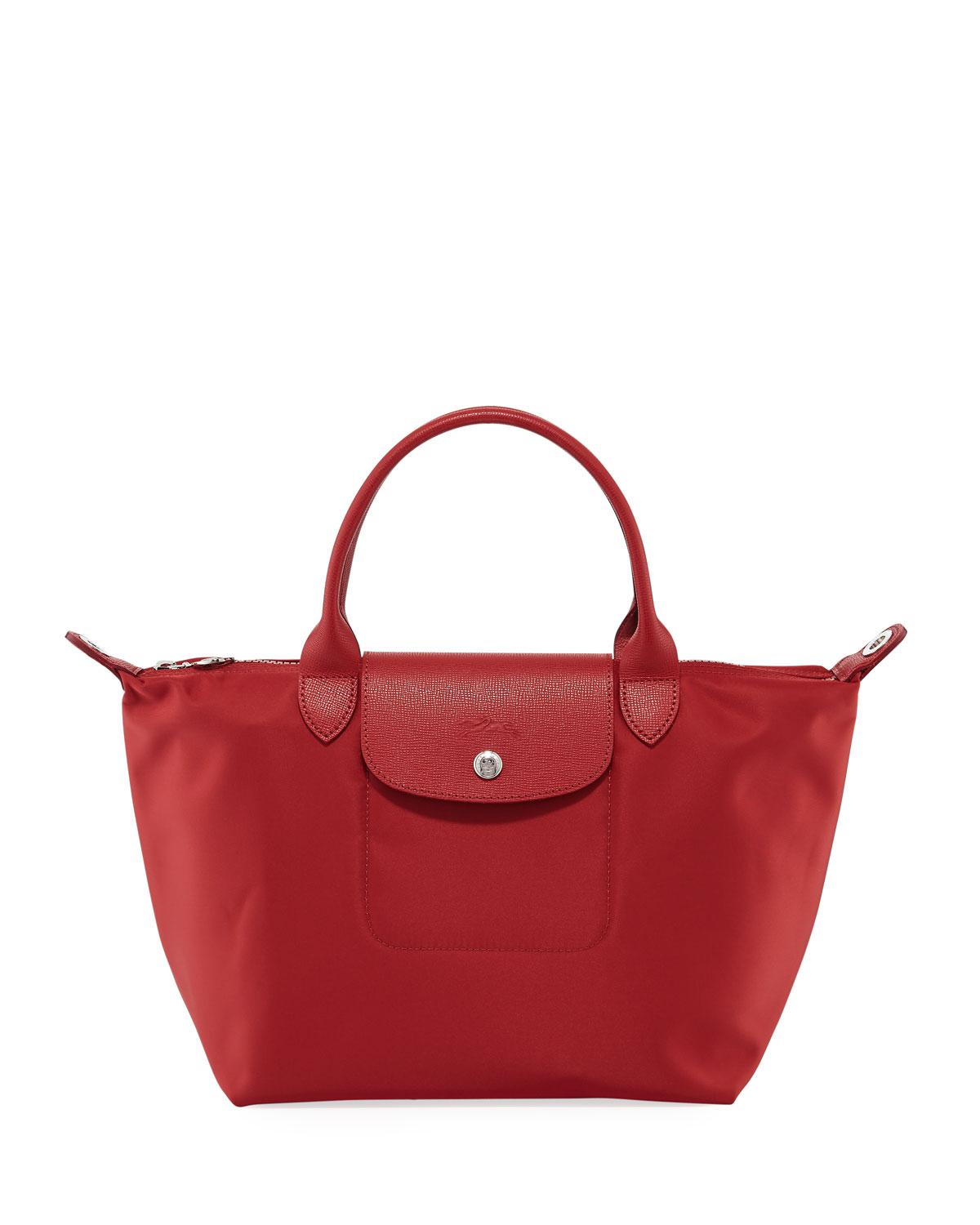 Longchamp Synthetic Le Pliage Neo Small Nylon Tote Bag in Raspberry ...