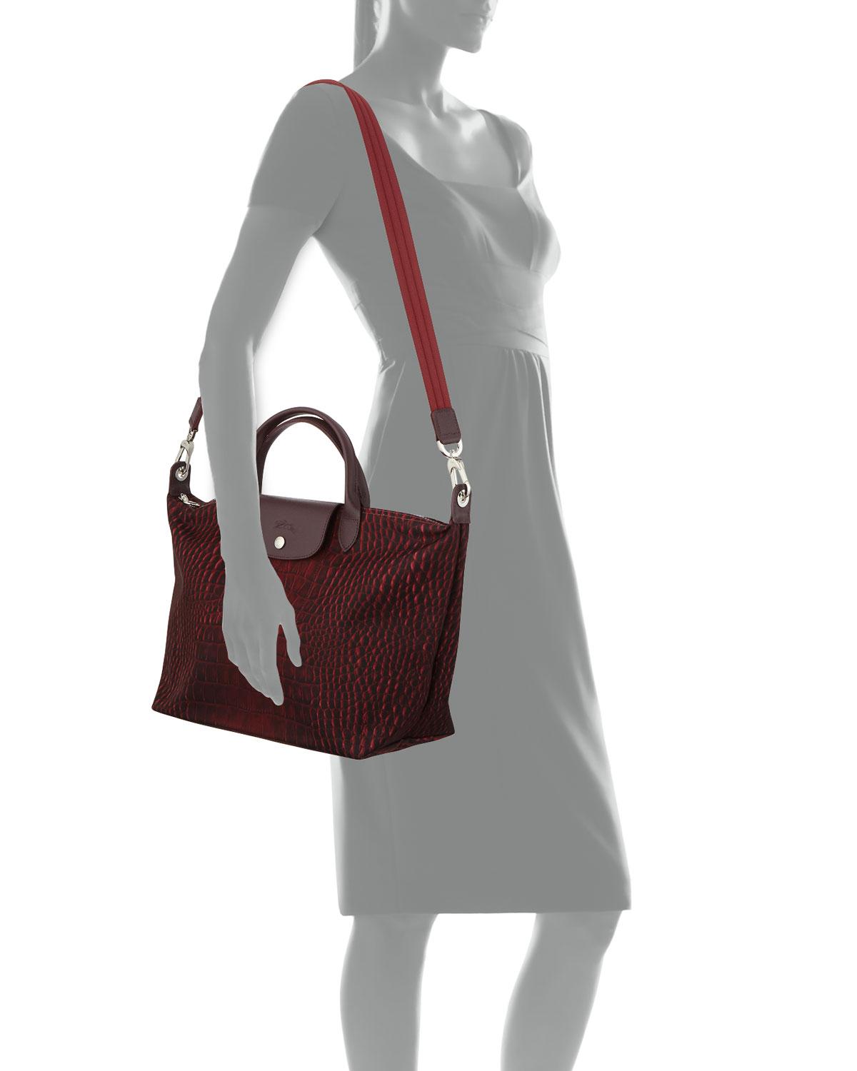 longchamp crocodile