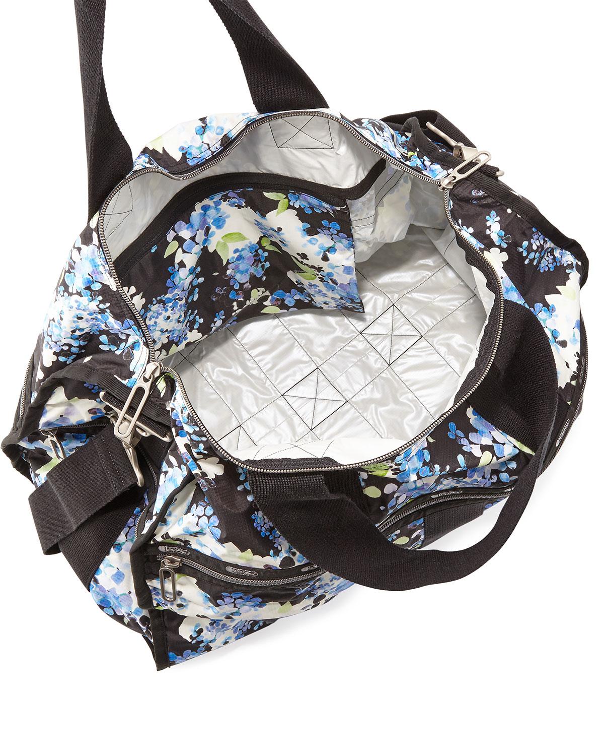 Lyst Lesportsac Floralprint Large Weekender Bag in Black