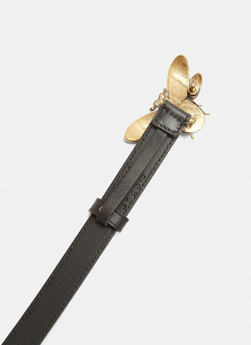 Lyst - Gucci Bee Belt In Black in Black