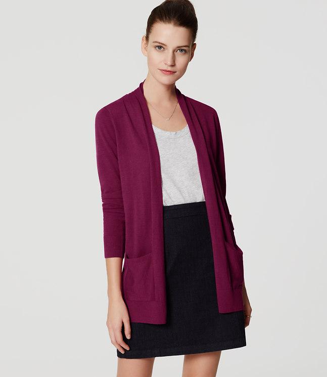 petite cardigan with pockets